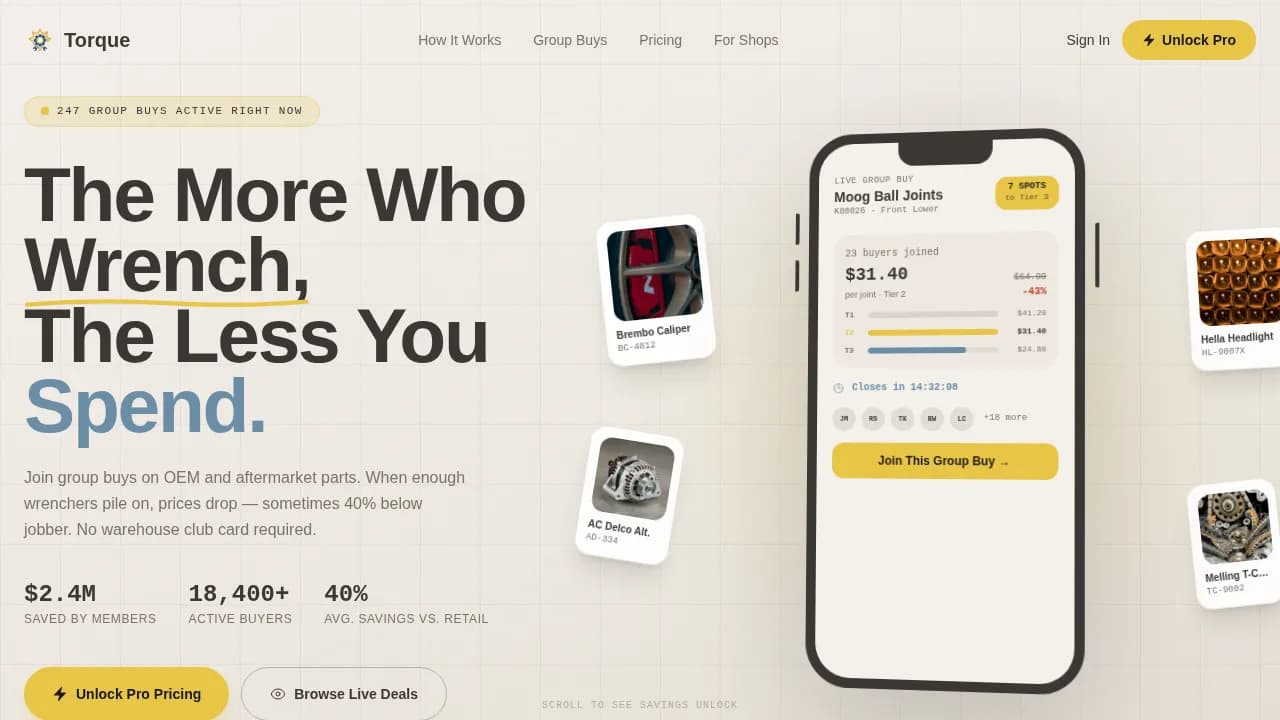 Auto Parts E-Commerce Professional Website Template