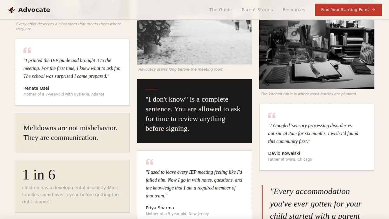 Parenting & Family Blog Reviews Website Template