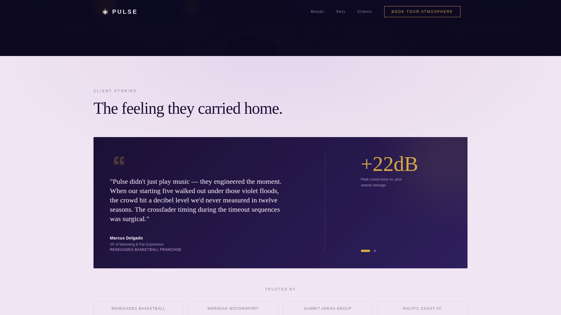 Pulse - Electrifying Sportsevent Landing Page Template