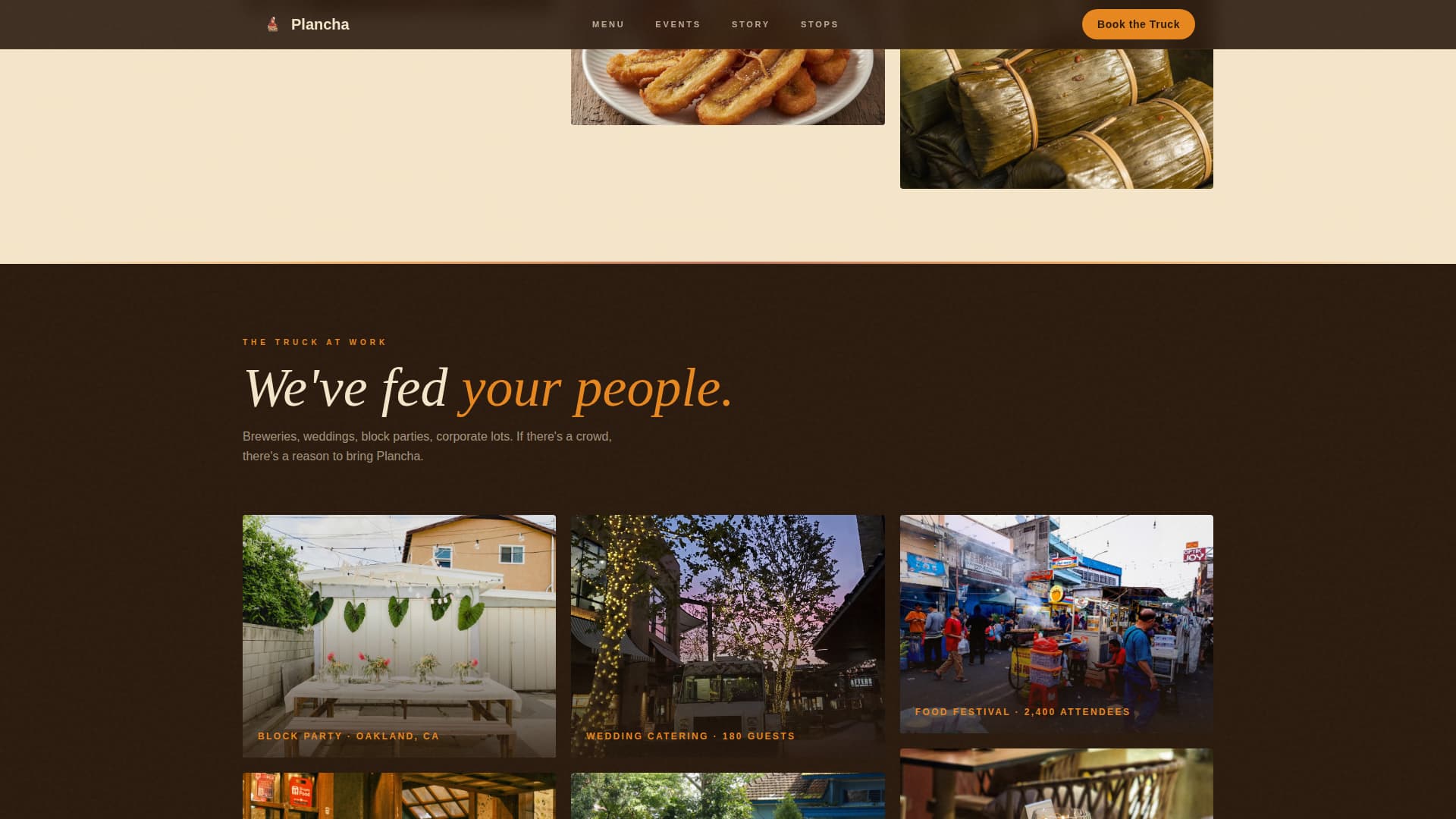 Cameroonian Cuisine Booking Website Template