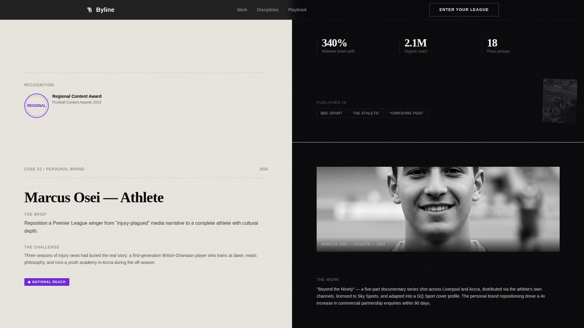 Sports Marketing & Agency Directory Website Template