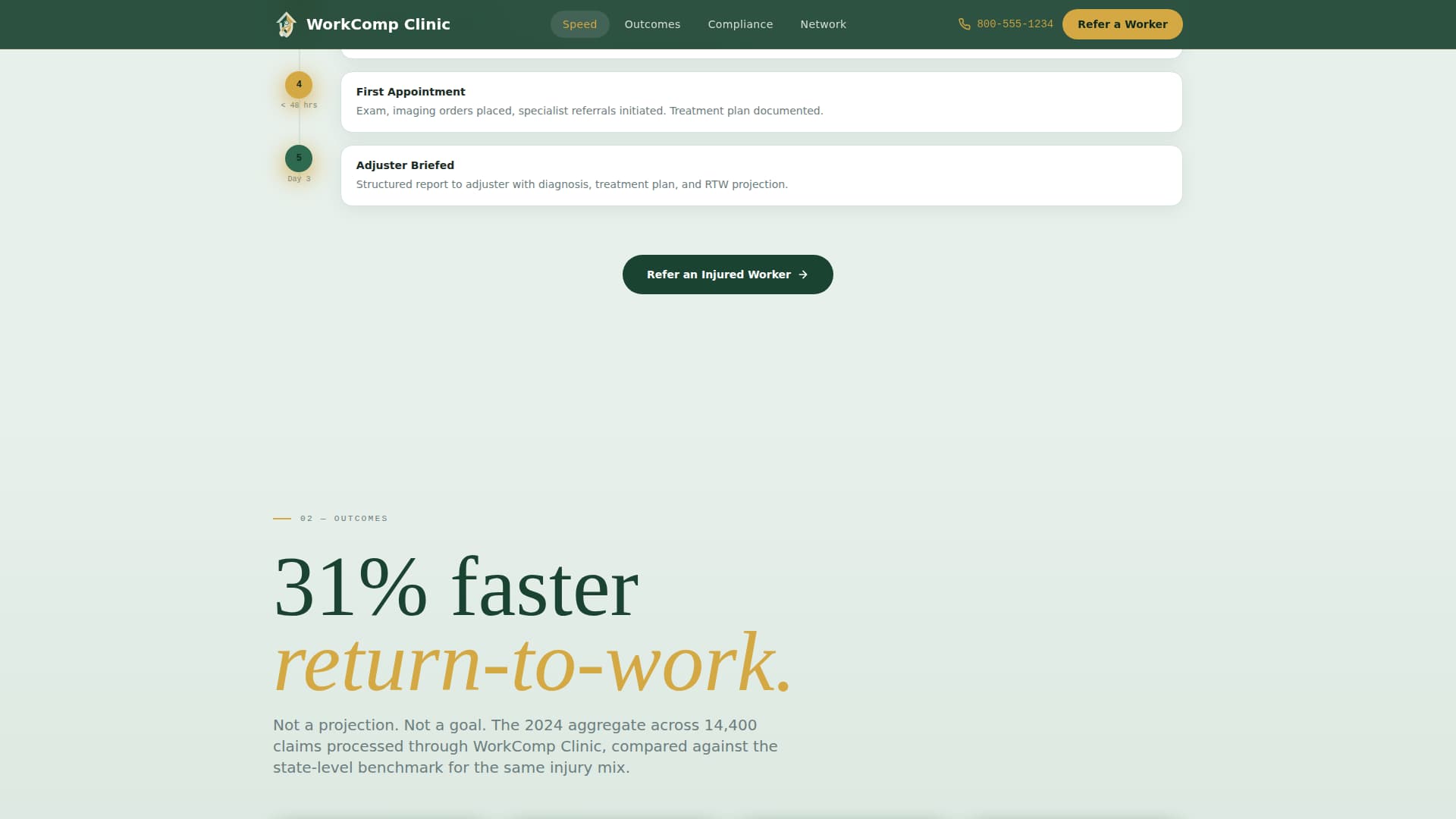Urgent Care & Walk-In Cost Calculator Website Template