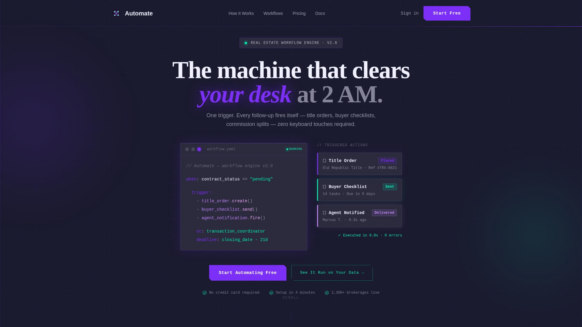 Real Estate Software Professional Website Template