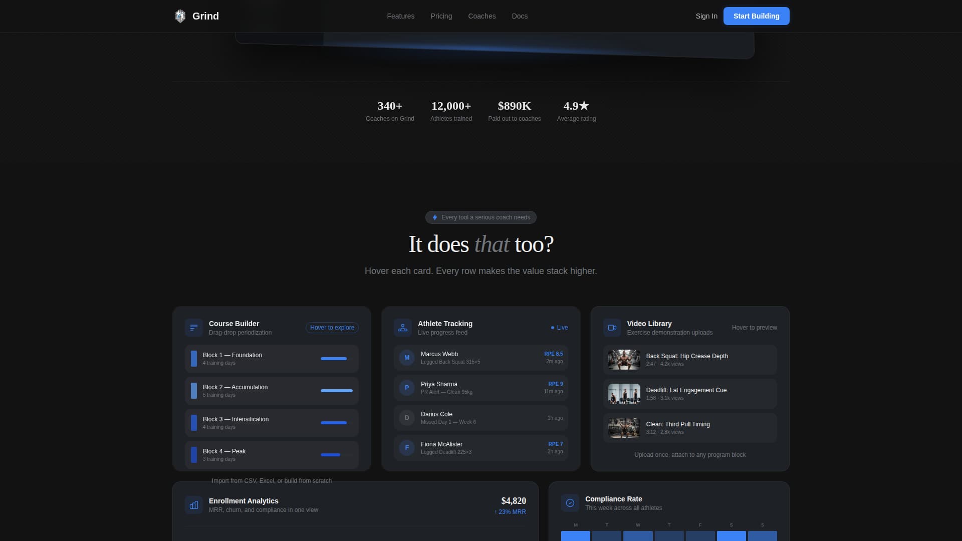 Fitness Digital Presence Professional Website Template