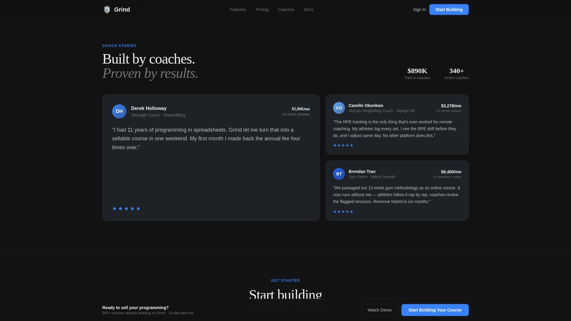 Fitness Digital Presence Professional Website Template