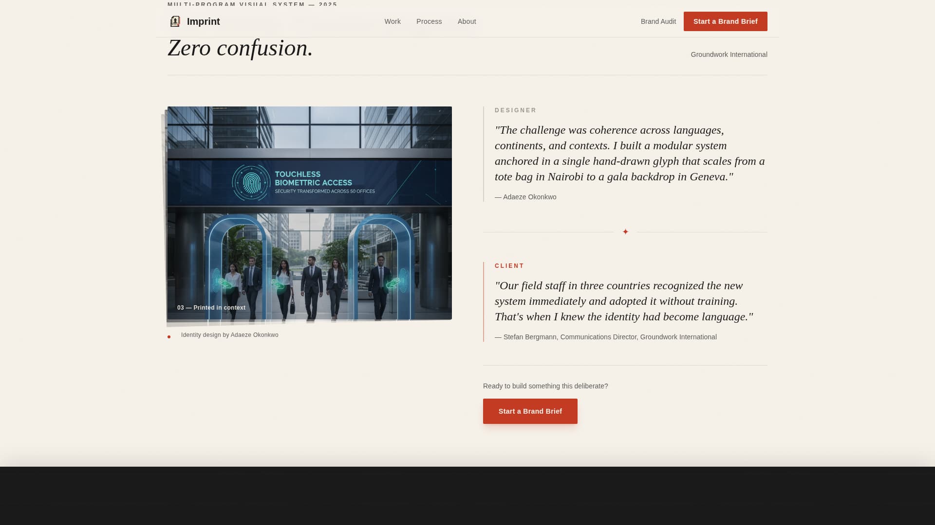 Nonprofit Marketing & Agency Portfolio Website Template