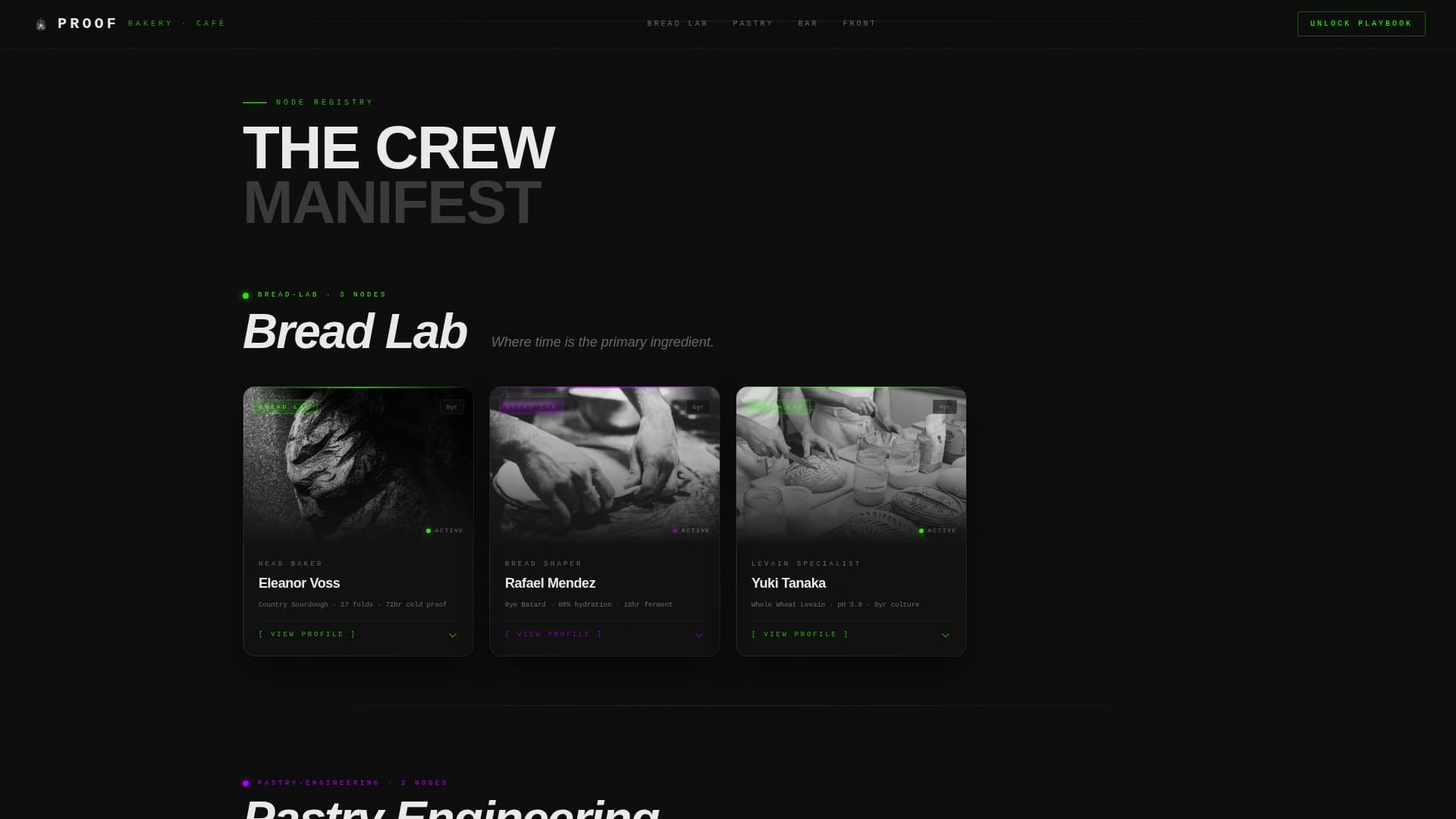 Bakery & Café Professional Website Template
