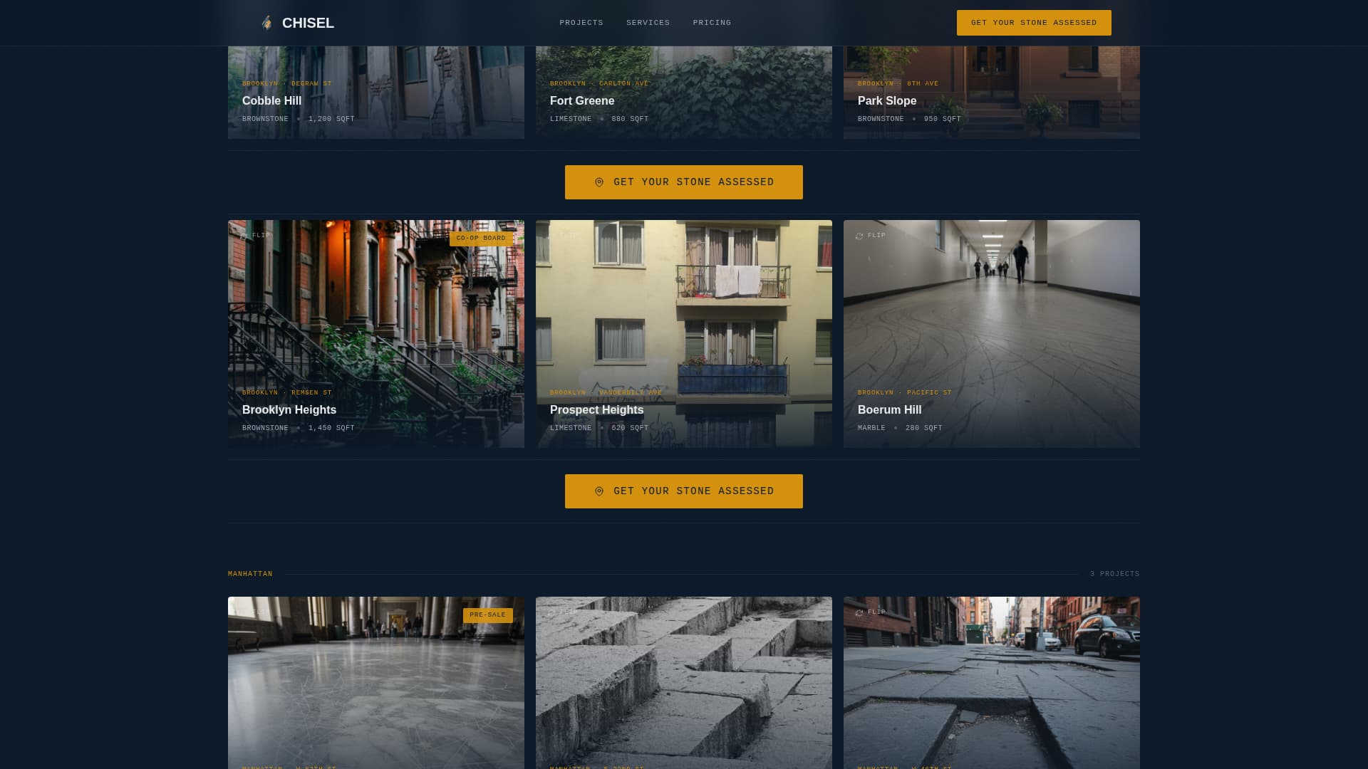 Chisel - Powerful Stonerestoration Landing Page Template