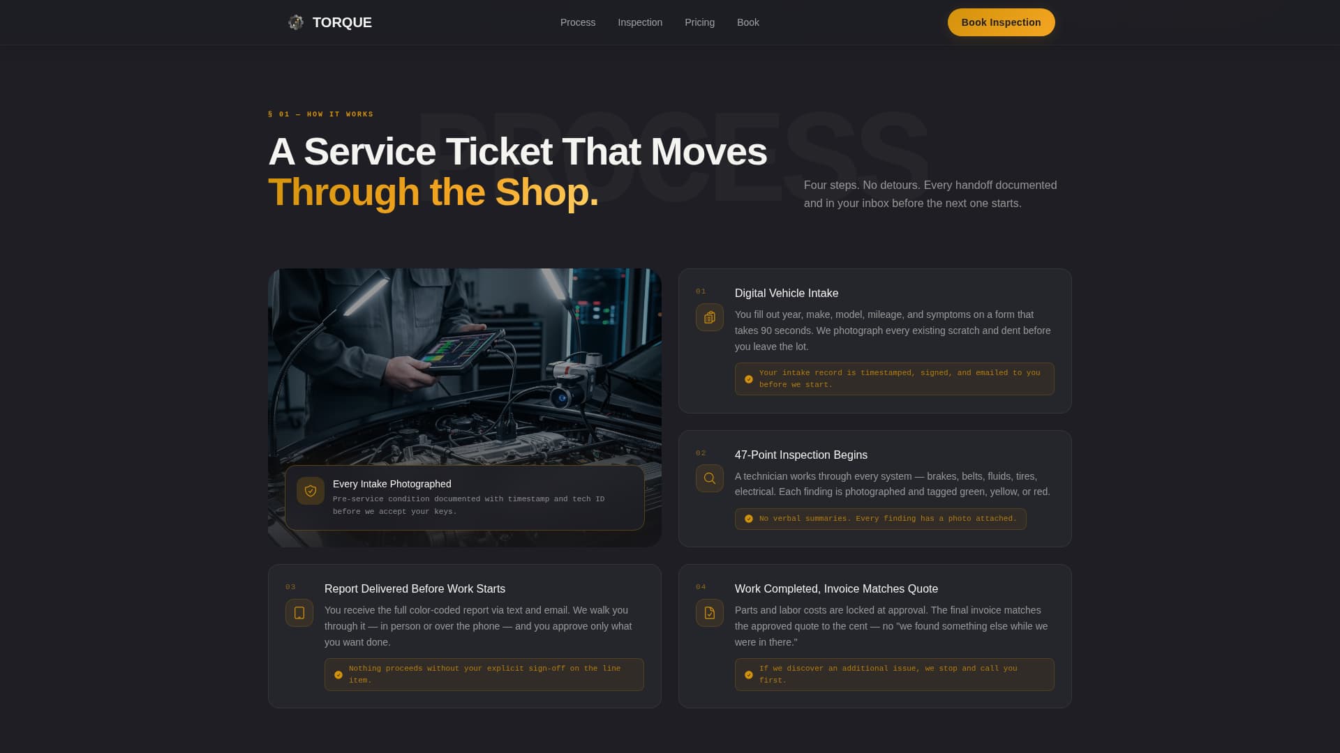 Mechanic Booking Website Template