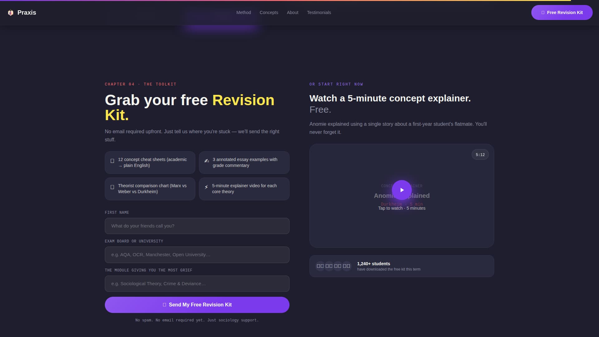 Sociology Education Professional Website Template