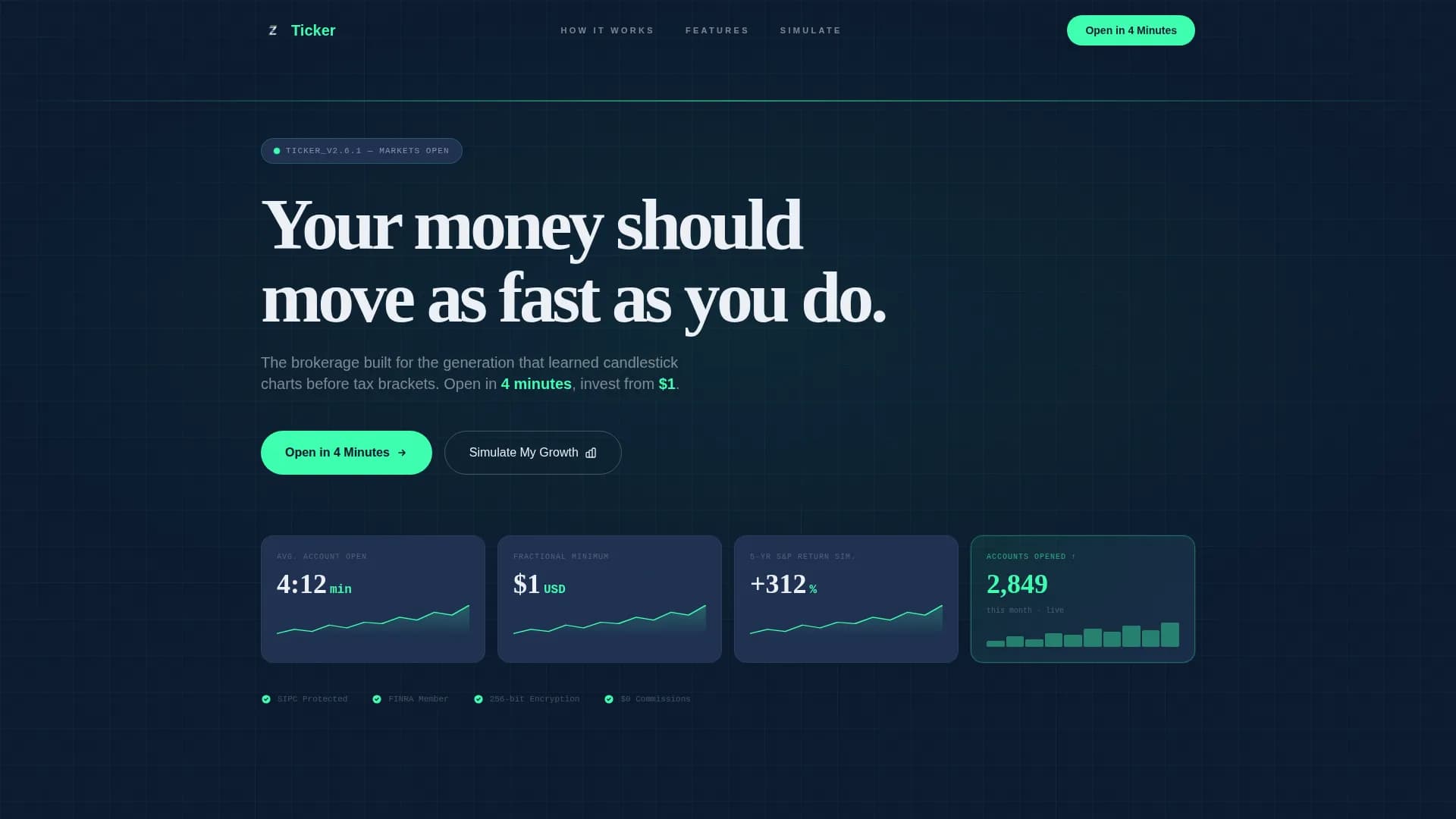 Gen Z Finance Specialist Professional Website Template