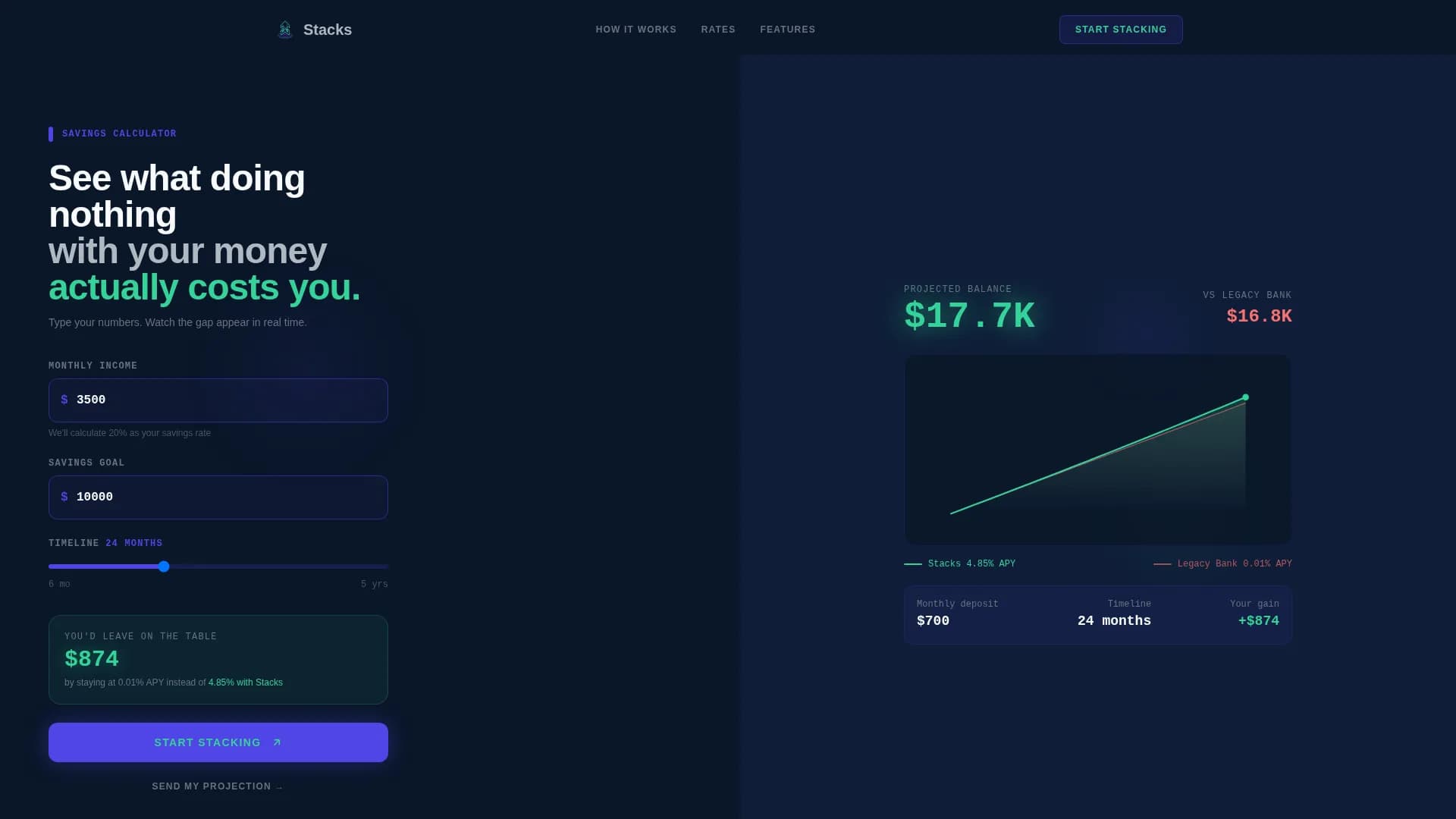 Bankroll — Progressive Youth Savings Landing Page Template