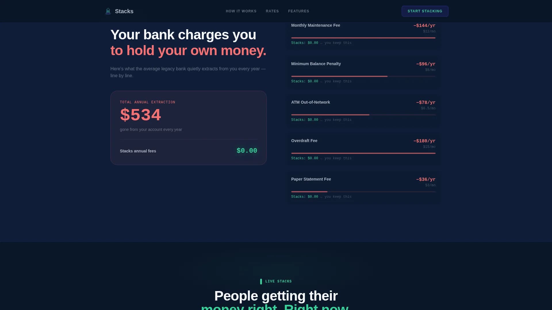 Bankroll — Progressive Youth Savings Landing Page Template