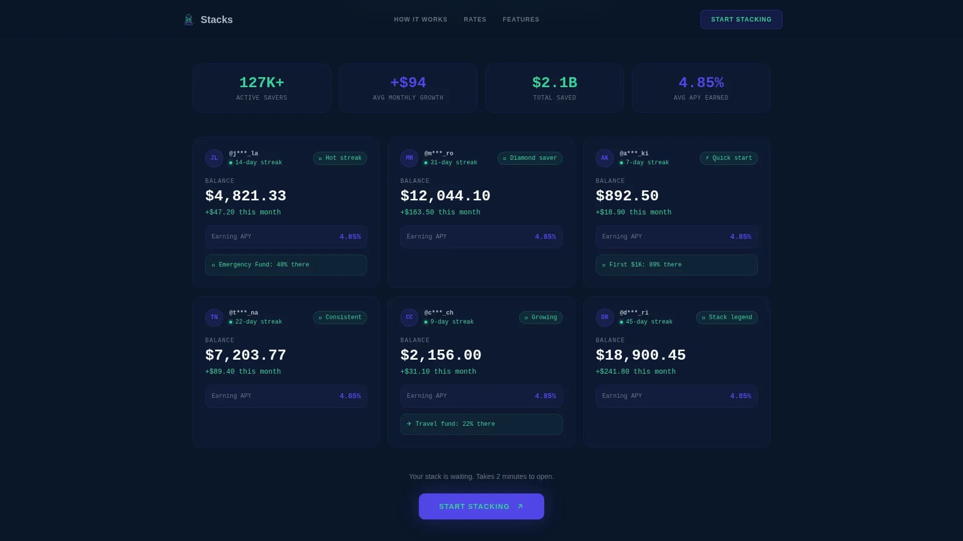 Bankroll — Progressive Youth Savings Landing Page Template