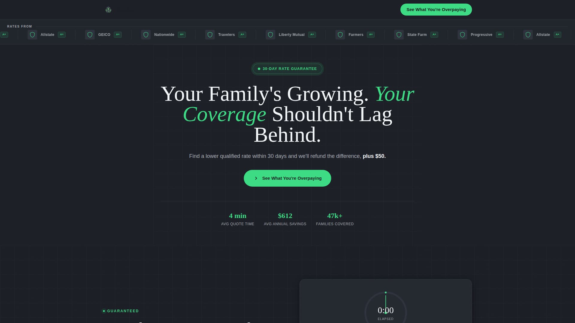 Buckle - Trusted Familyauto Landing Page Template