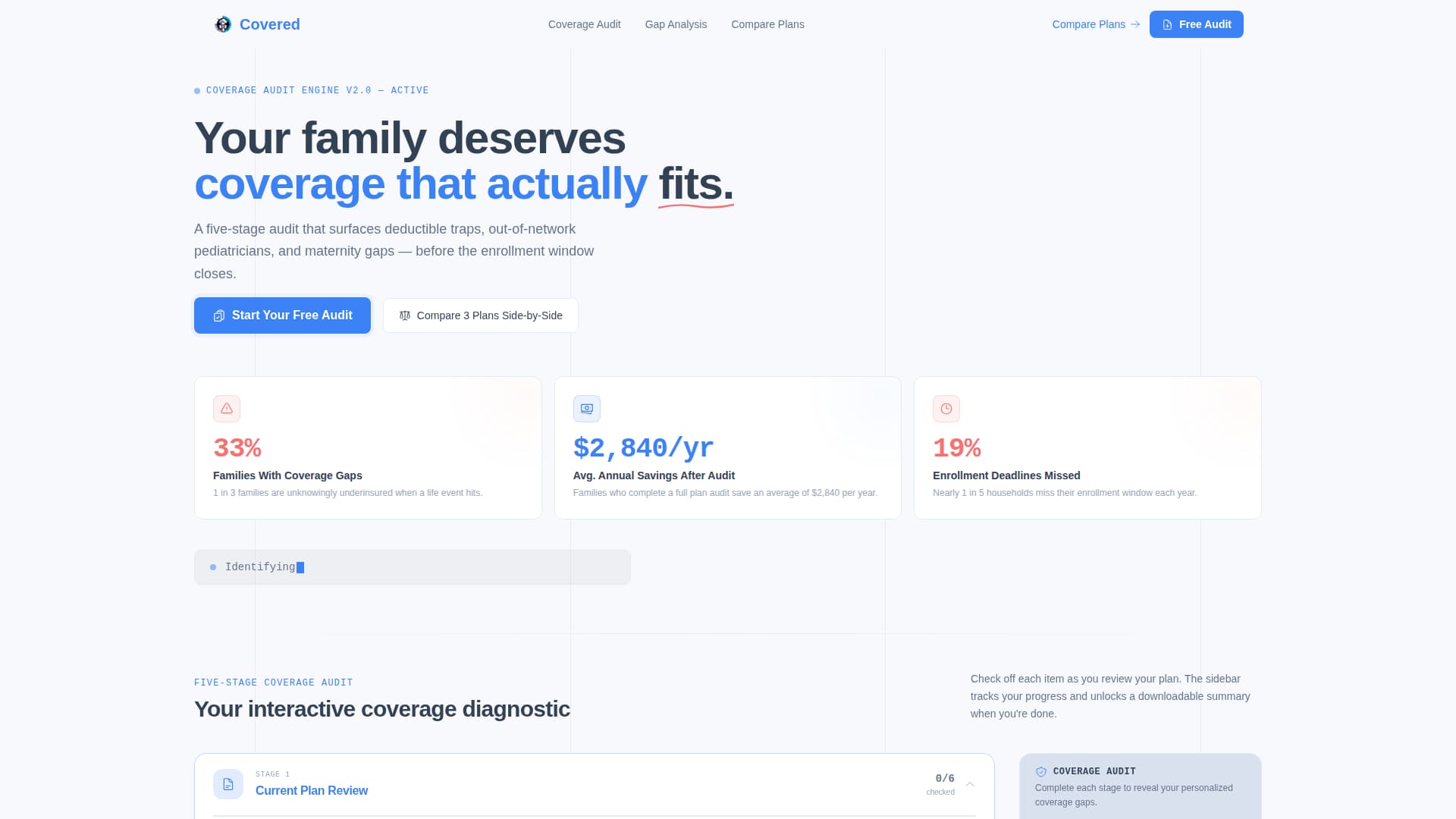 Covered - Trusted Familyinsurance Landing Page Template