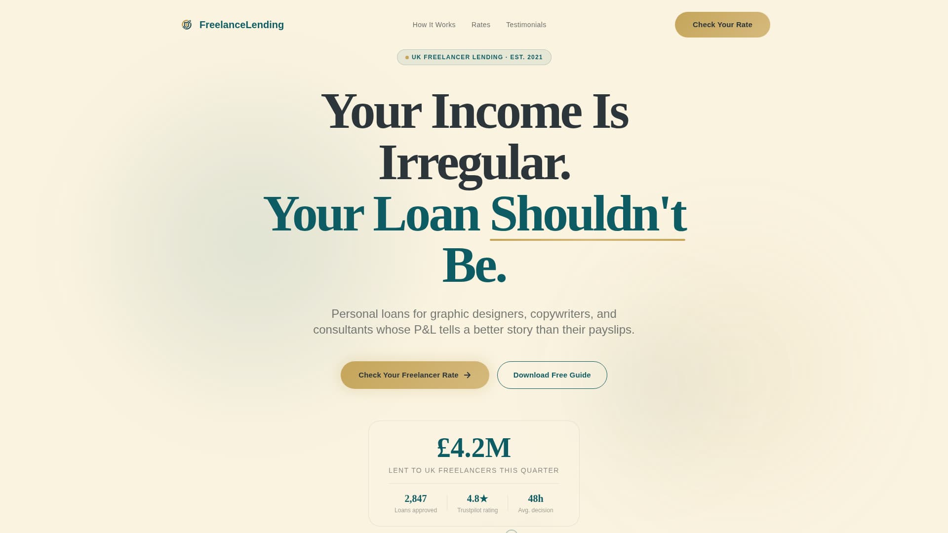 Freelancer Finance FAQ Website Template