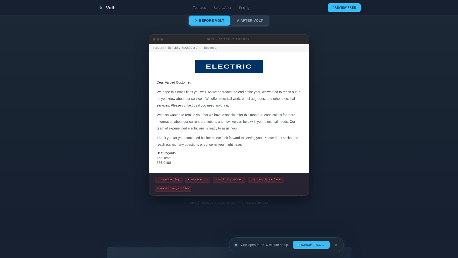 Electrical Digital Presence Reviews Website Template