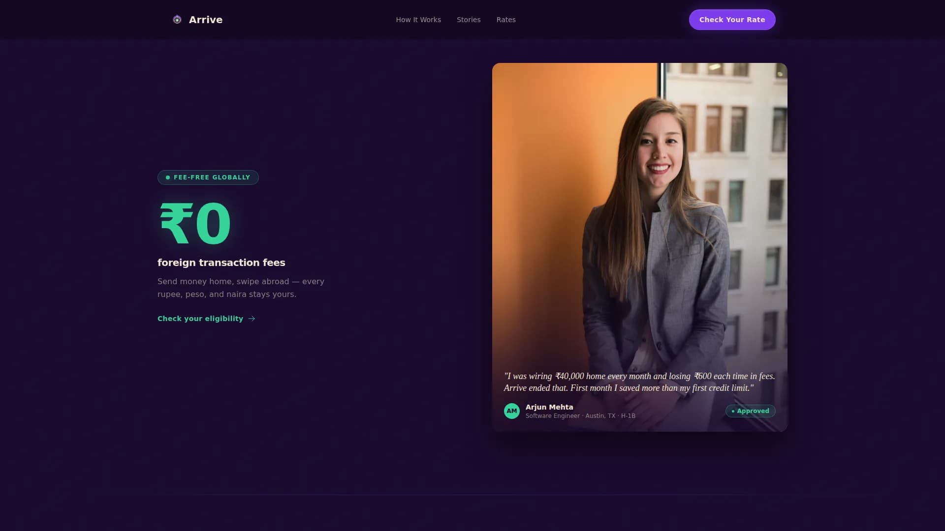 Establish — Credit Immigration Finance Landing Page Template