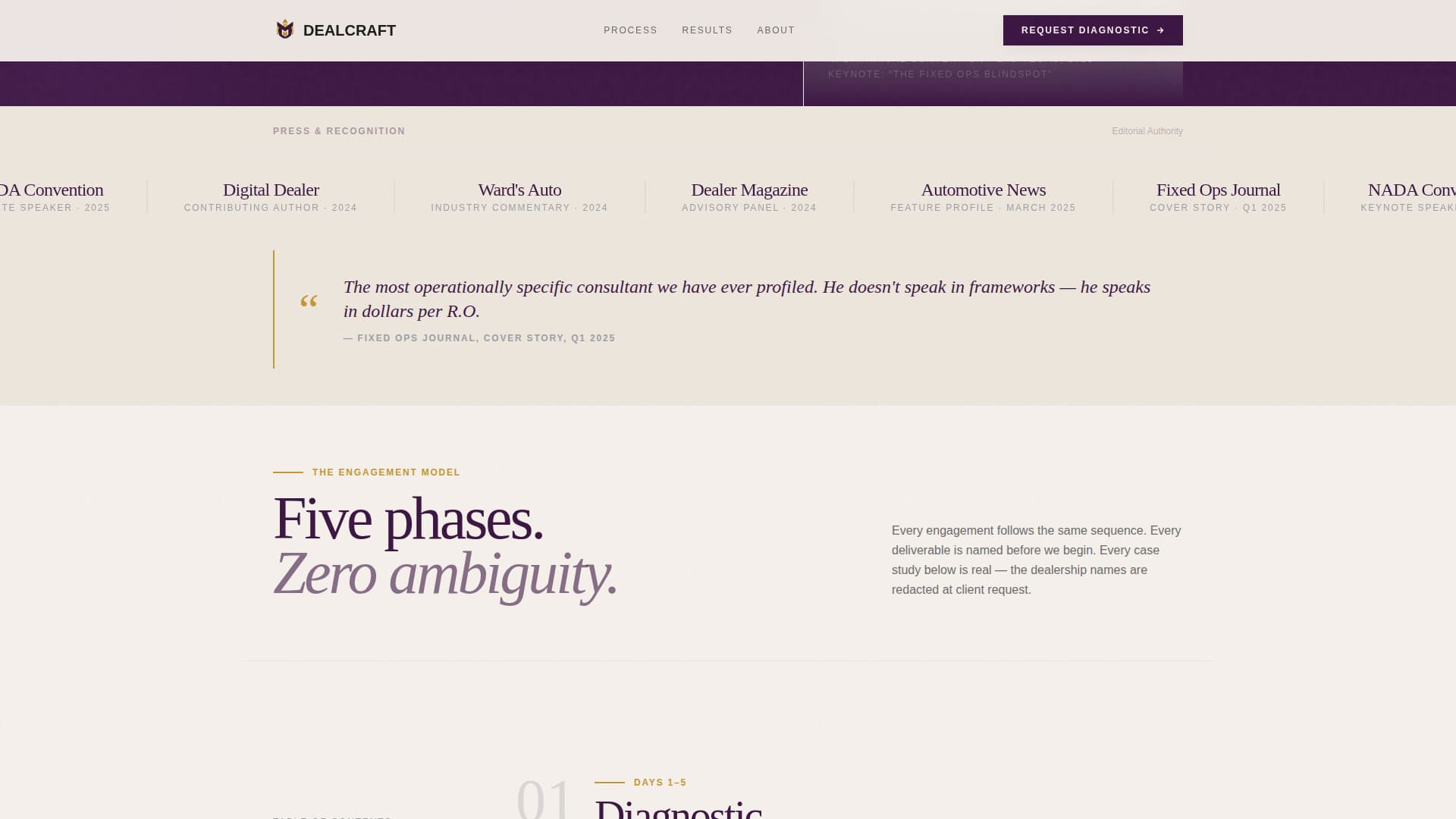 Automotive Consulting Directory Website Template