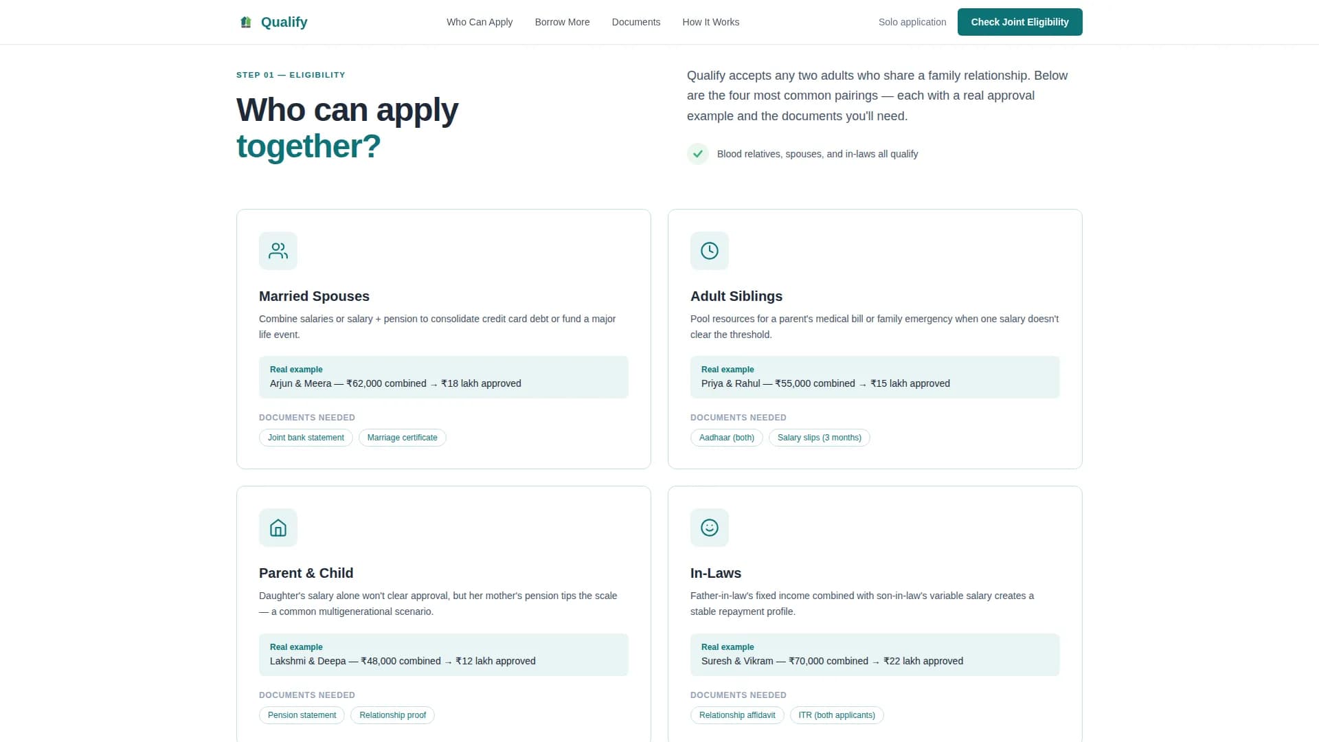 Approve — Family Loan Qualifier Landing Page Template