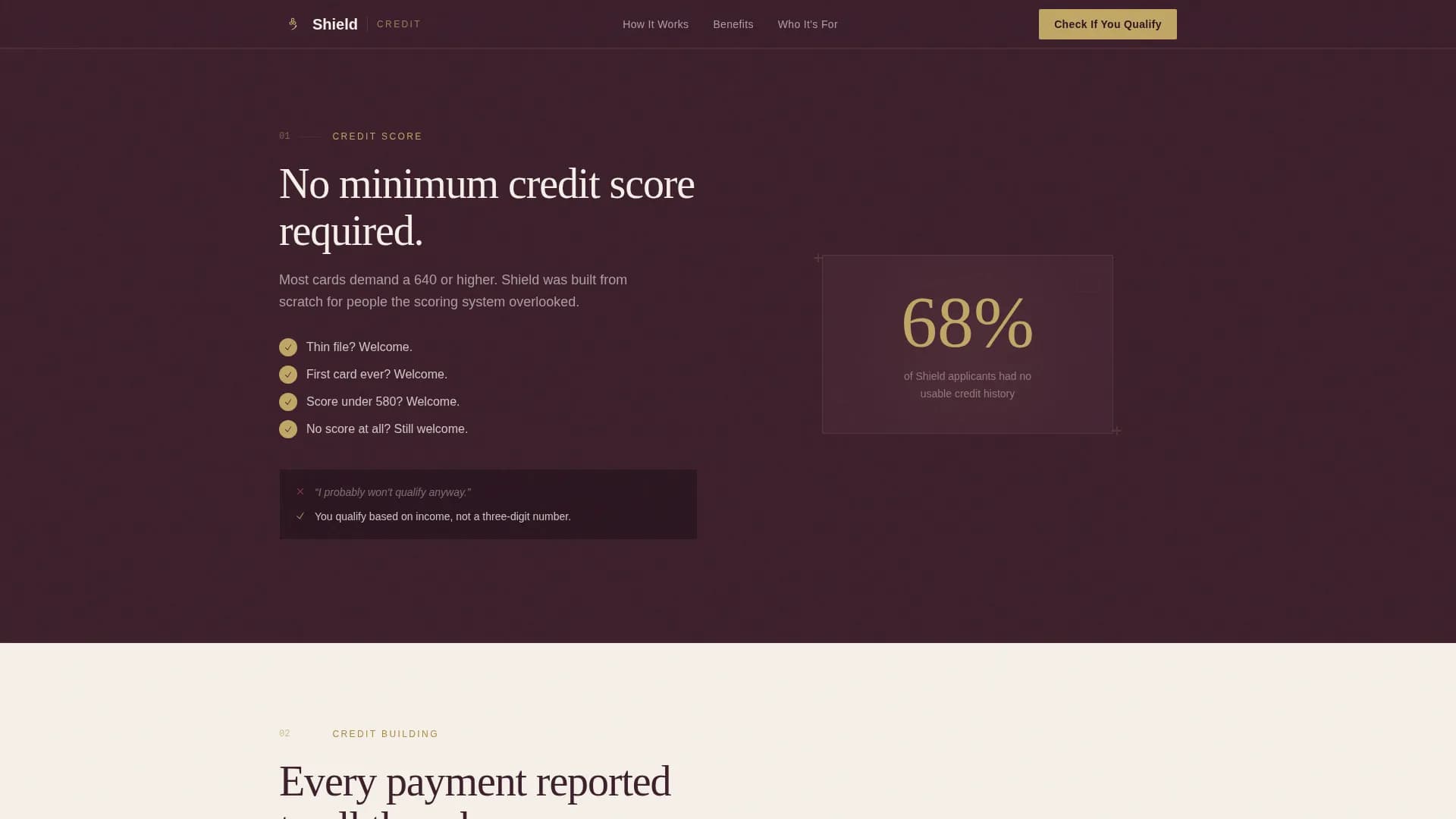 Protect — Budget Credit Card Landing Page Template