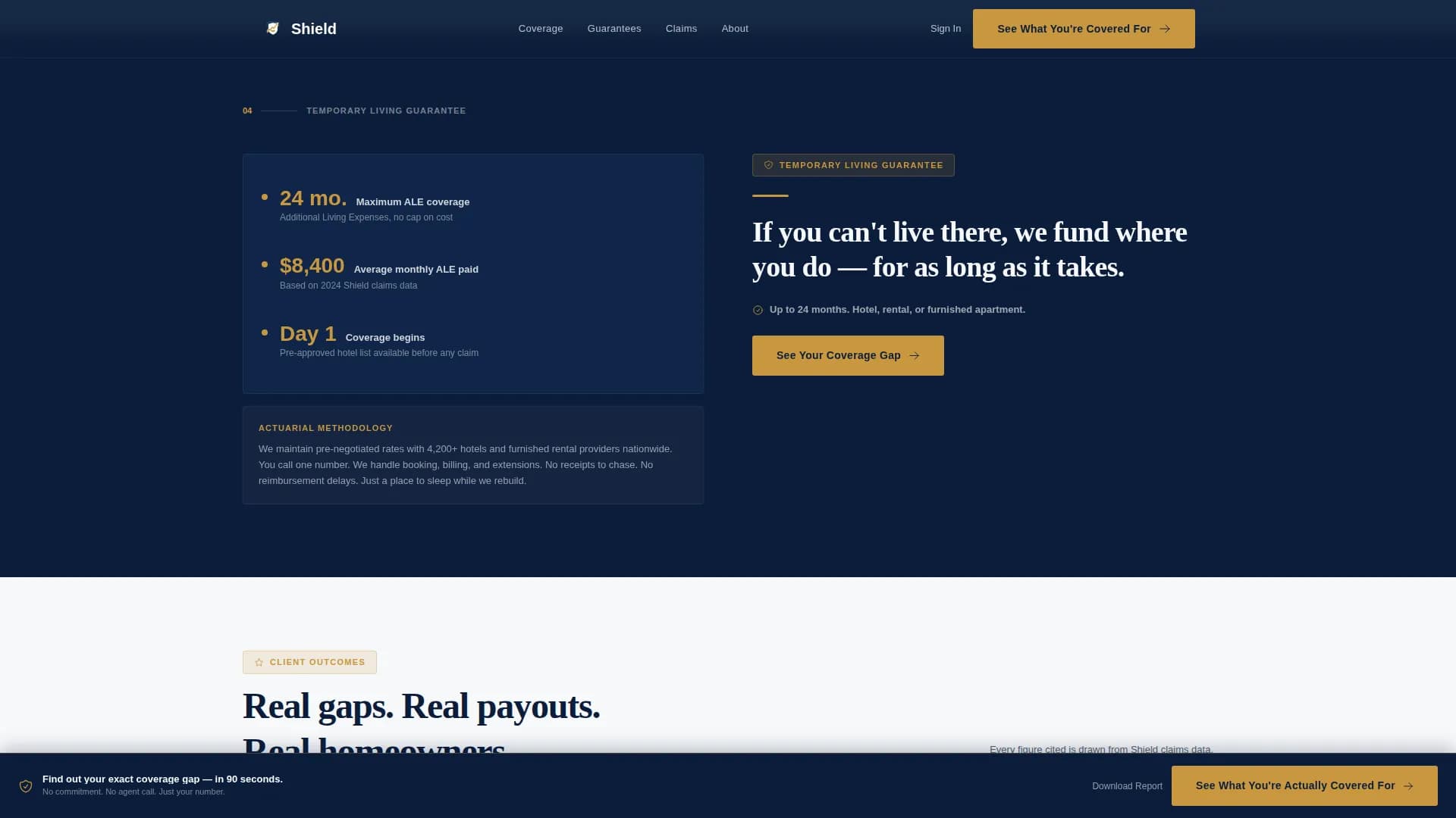 Fortify — Comprehensive Home Insurance Landing Page Template