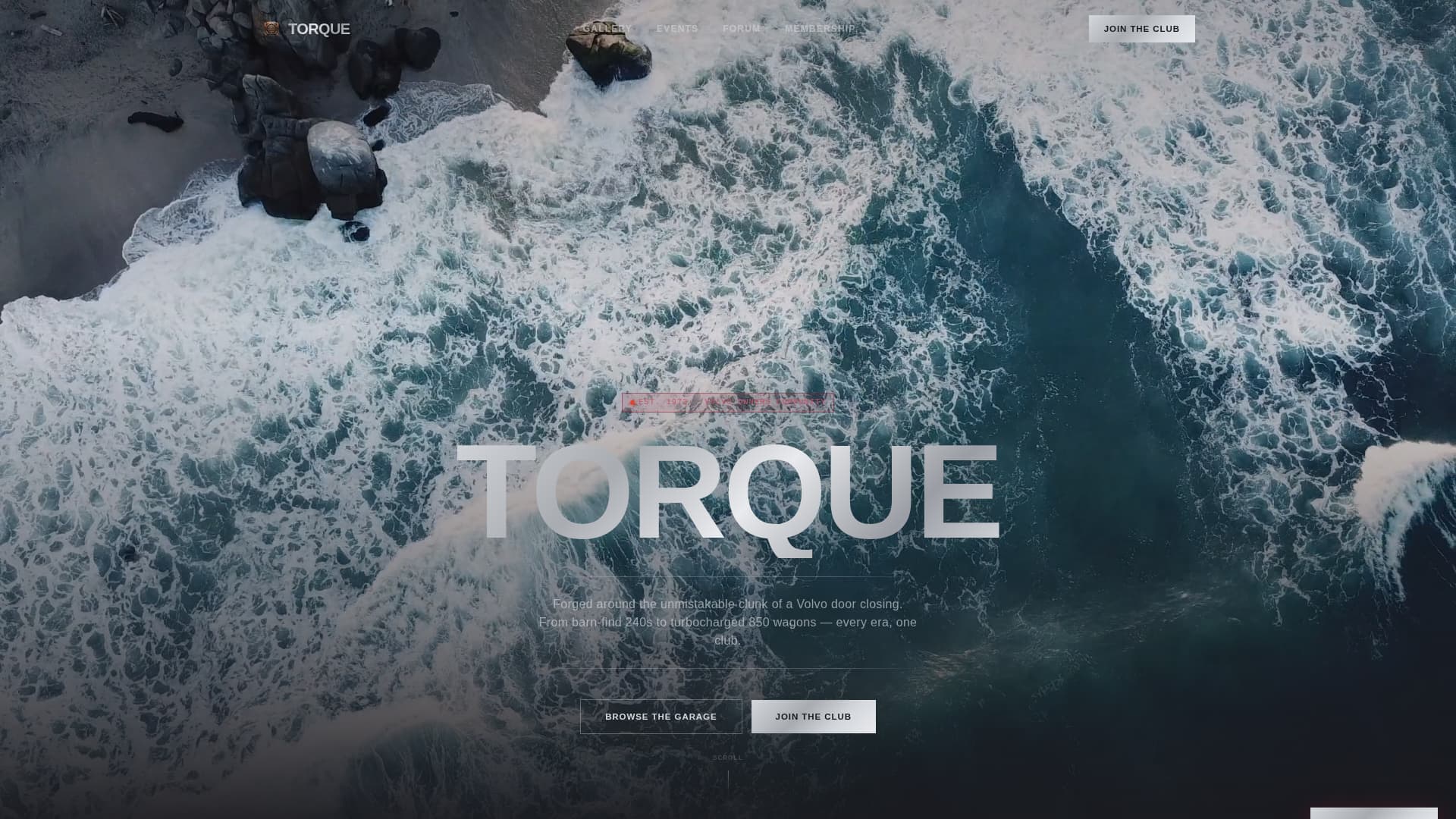 Volvo Professional Website Template