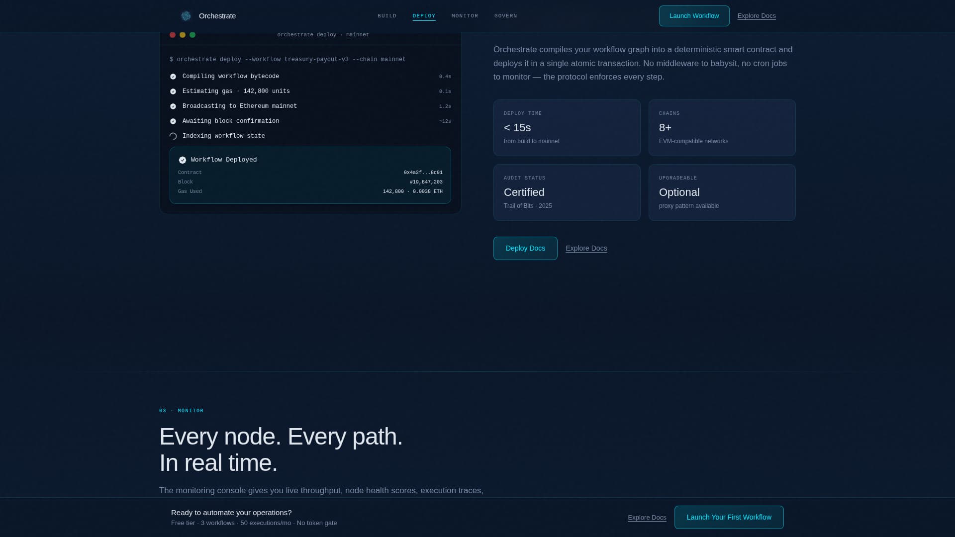 Decentralized Enterprise Software Professional Website Template