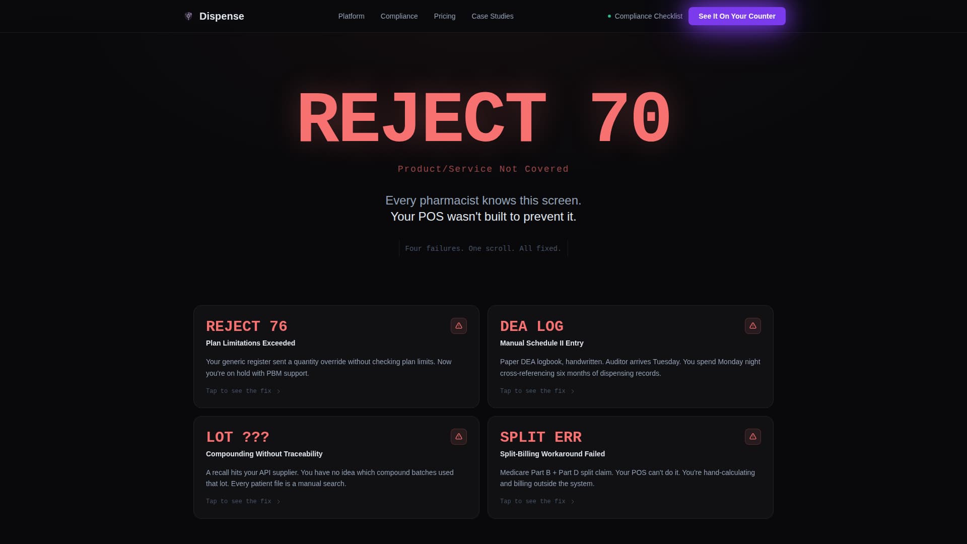 Dispense - Powerful Pharmaceutical Landing Page Template