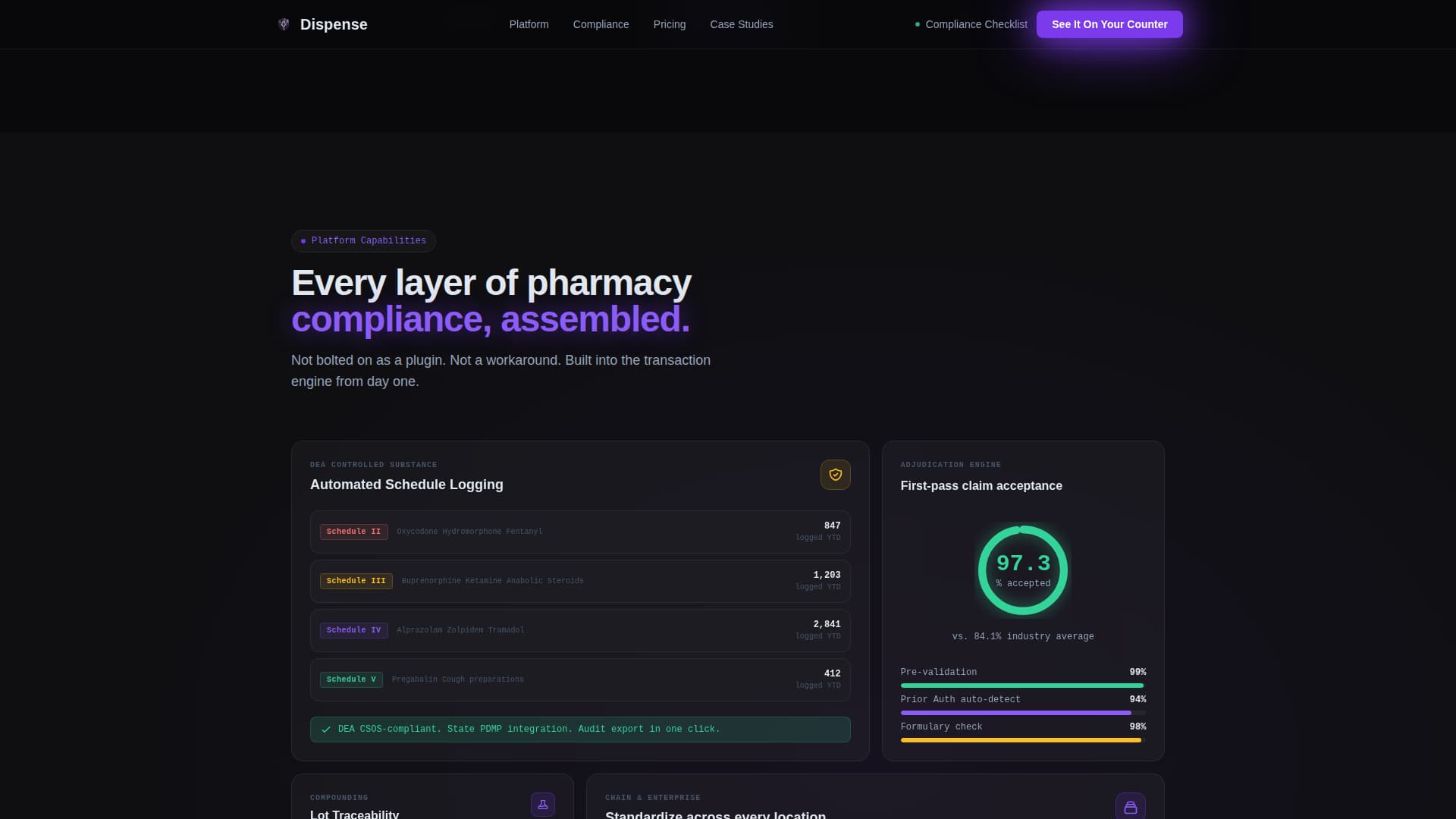 Dispense - Powerful Pharmaceutical Landing Page Template