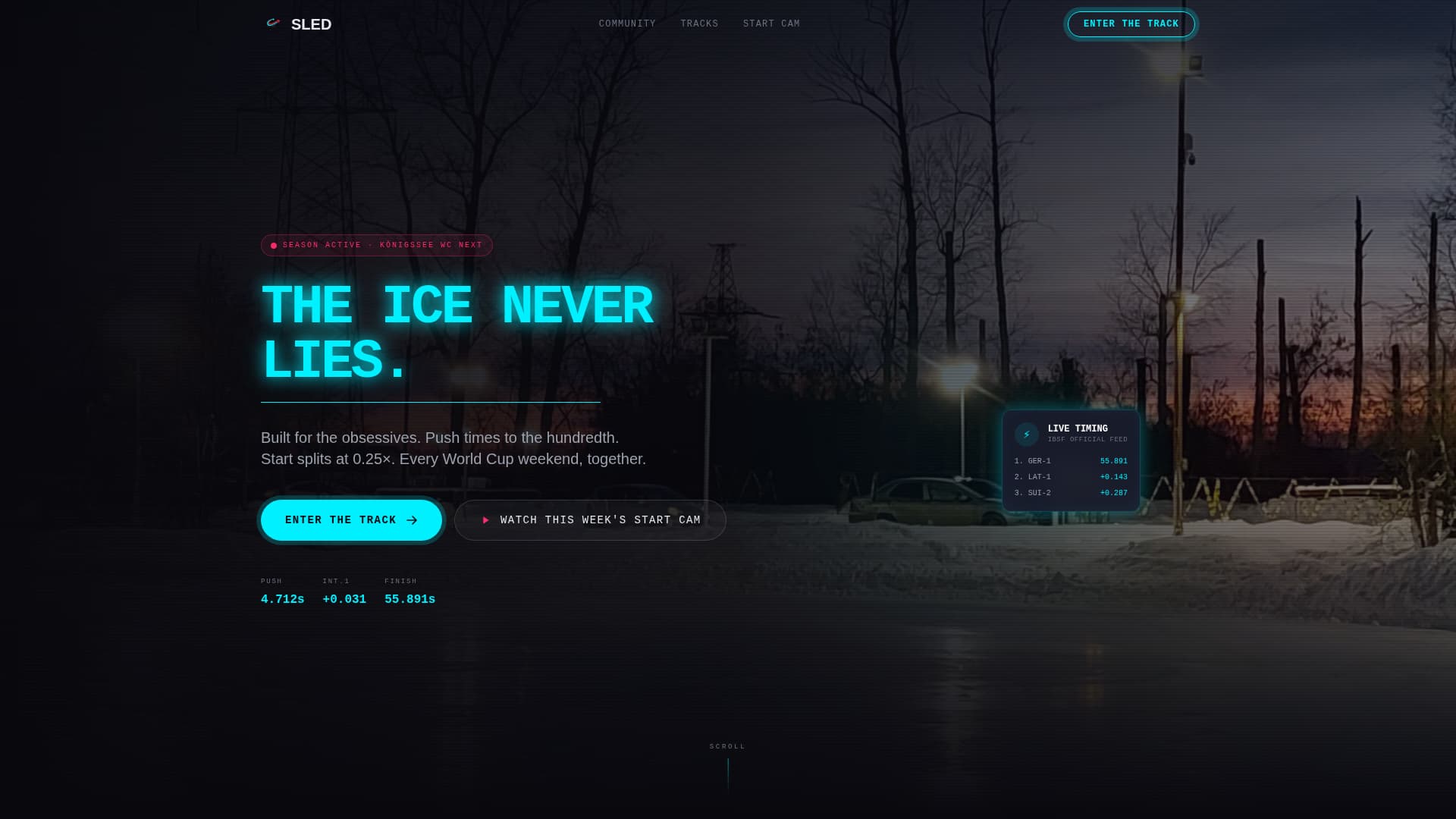 Bobsled Professional Website Template
