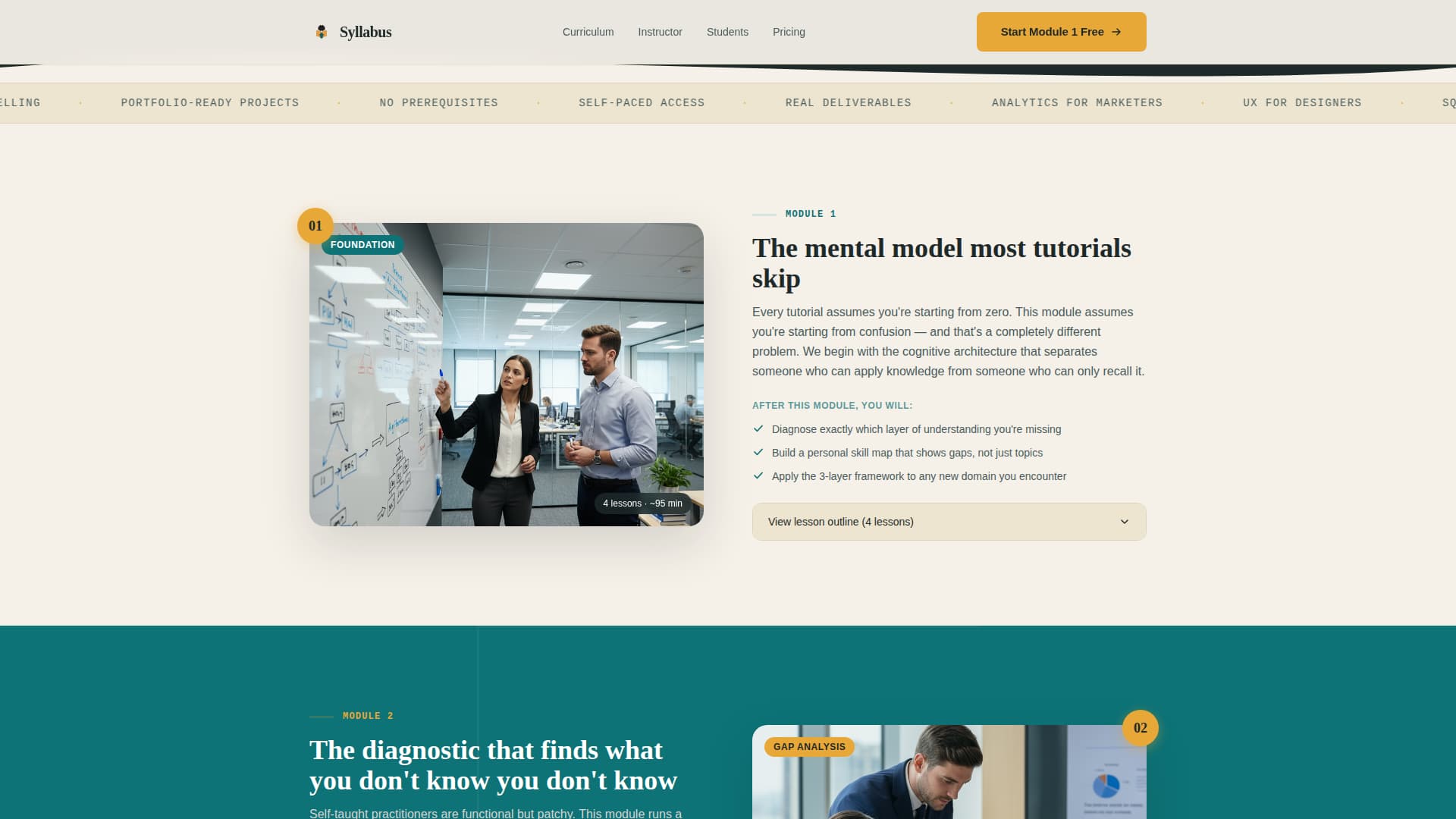 Online Course Platform Careers Website Template