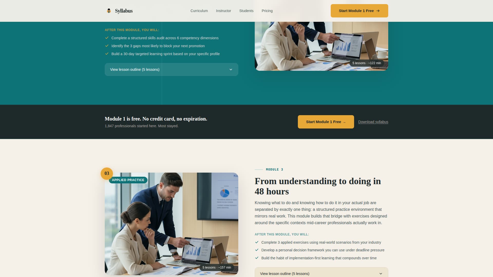 Online Course Platform Careers Website Template