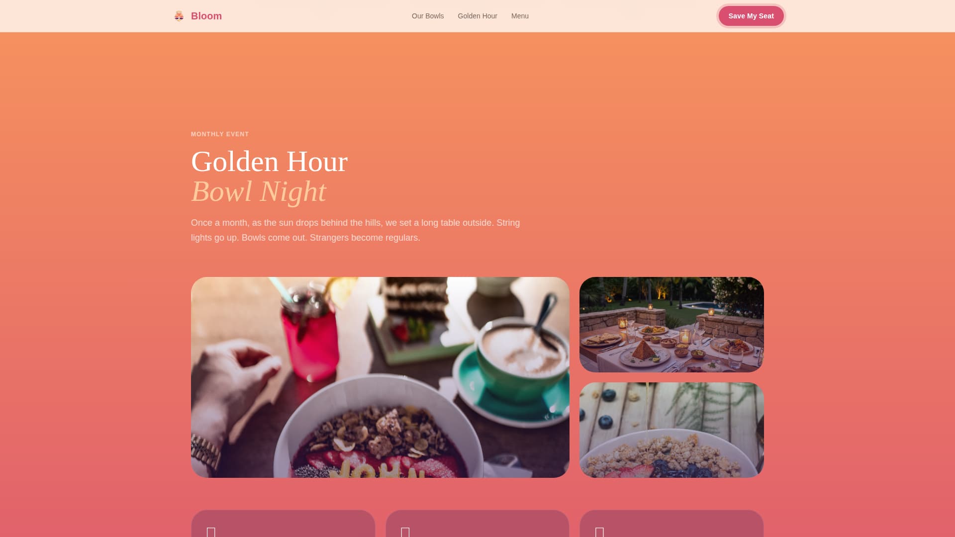 Bloom - Vibrant Superfood Landing Page Template