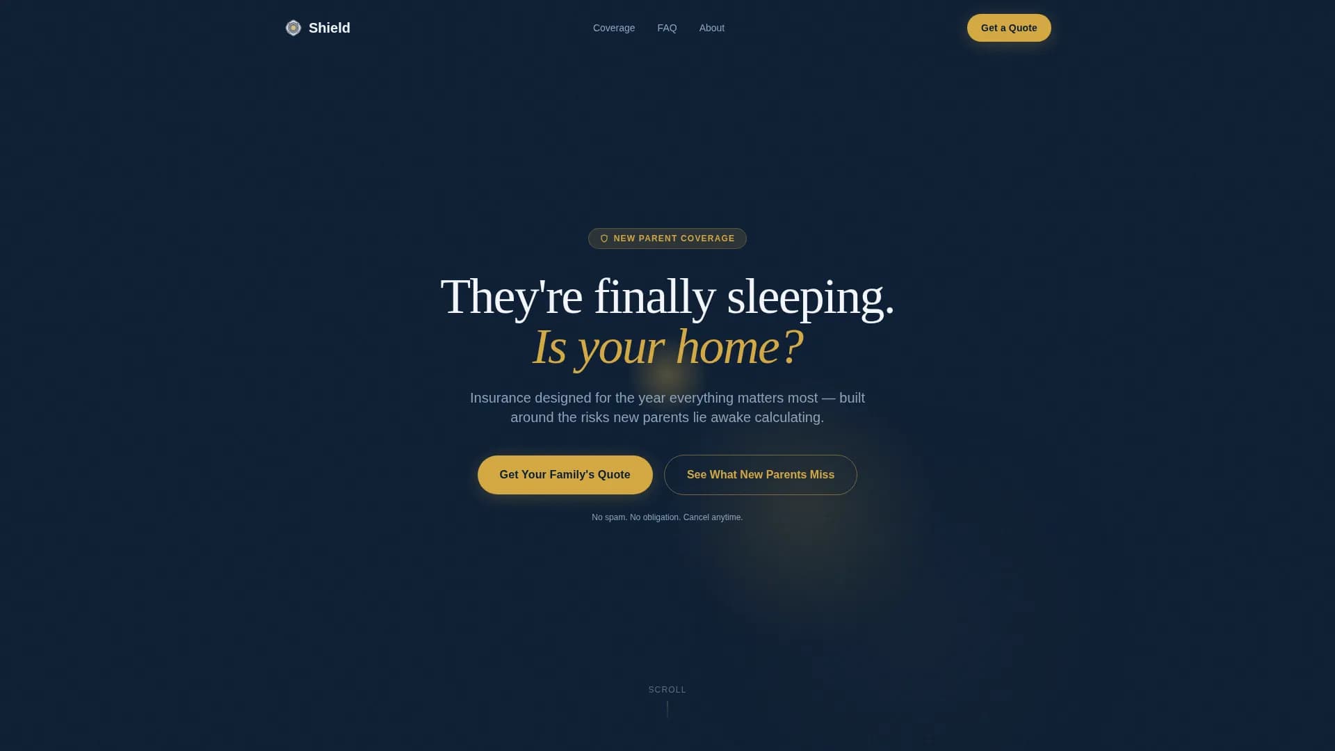 Assure — Parent Home Insurance Landing Page Template