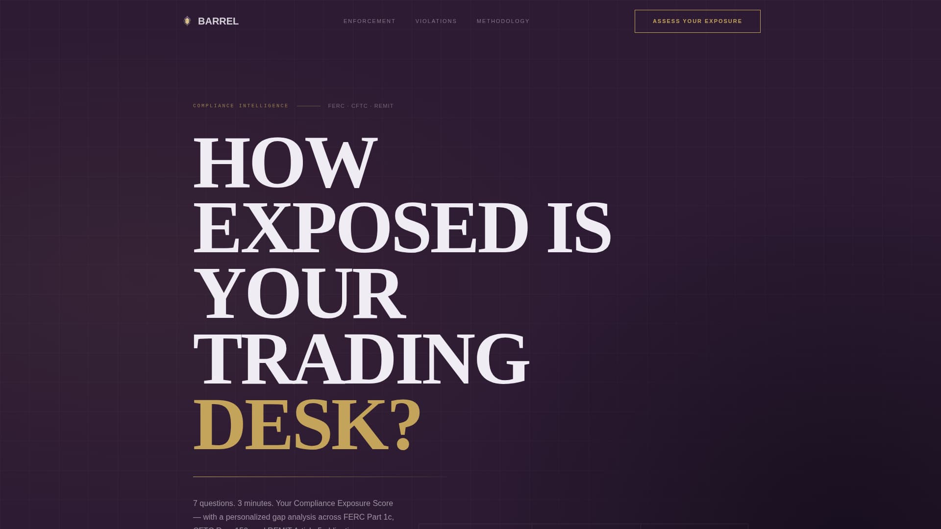 Barrel - Authoritative Energytrading Landing Page Template