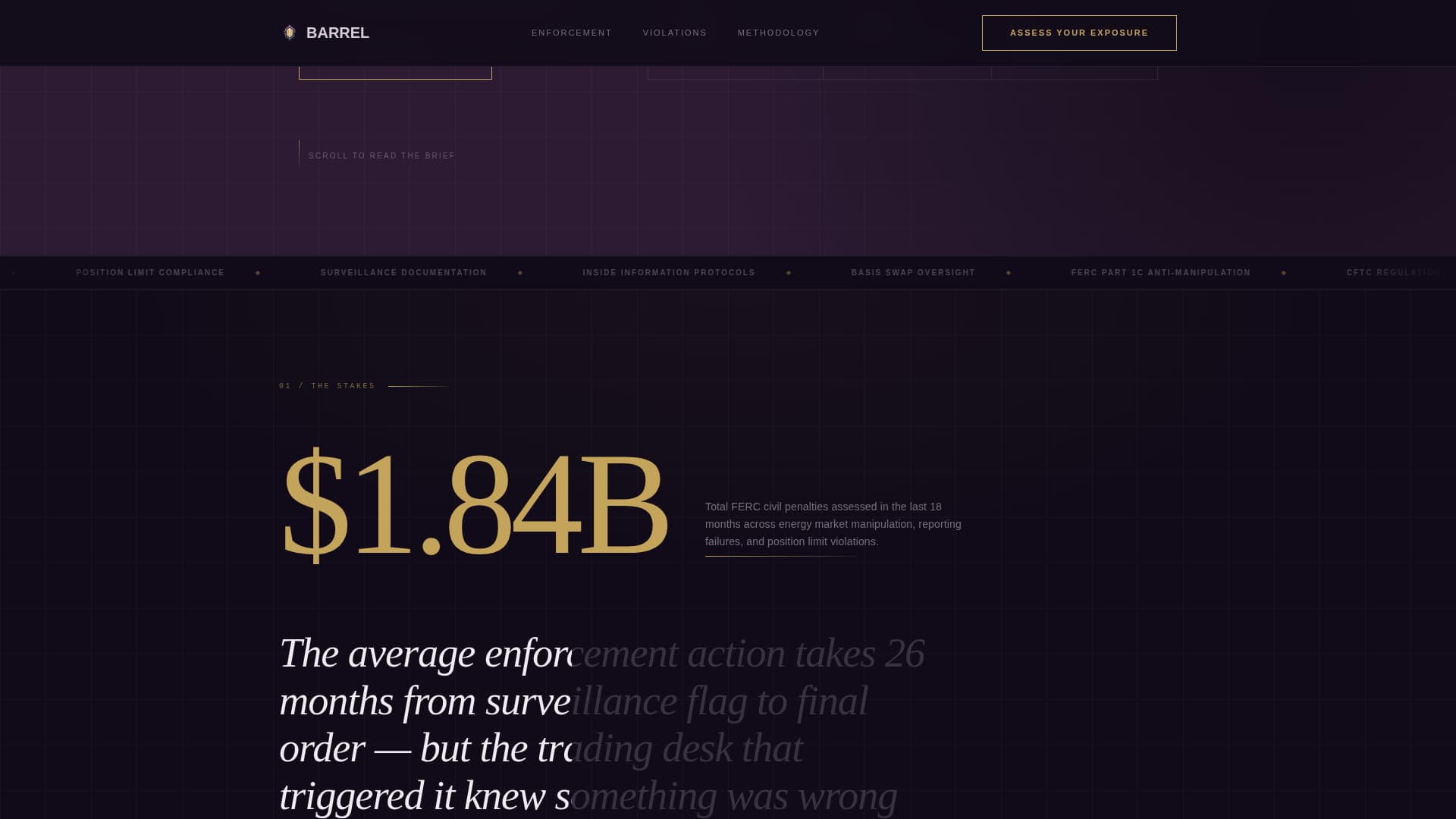 Barrel - Authoritative Energytrading Landing Page Template