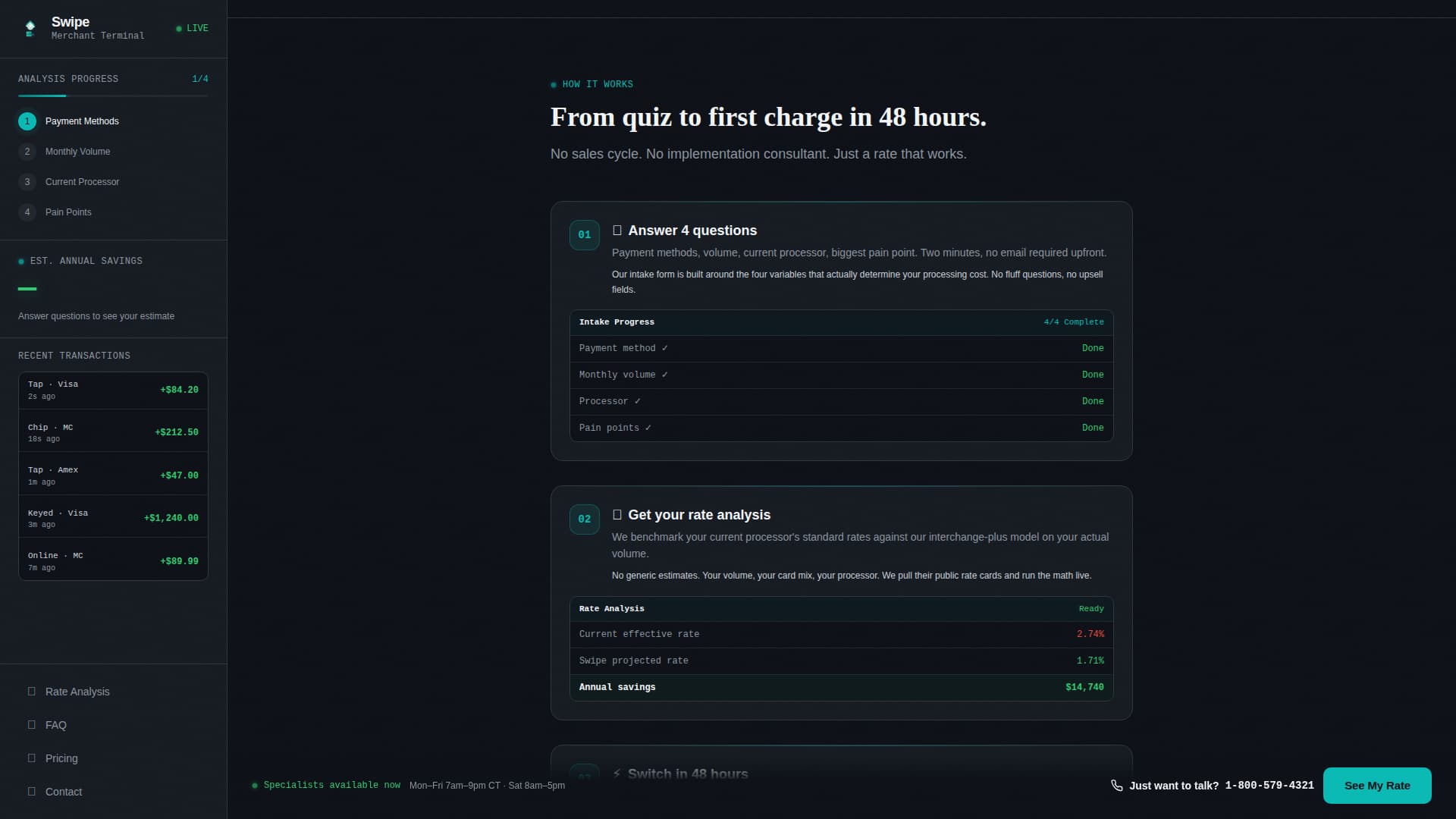 Swipe - Powerful Merchant Landing Page Template