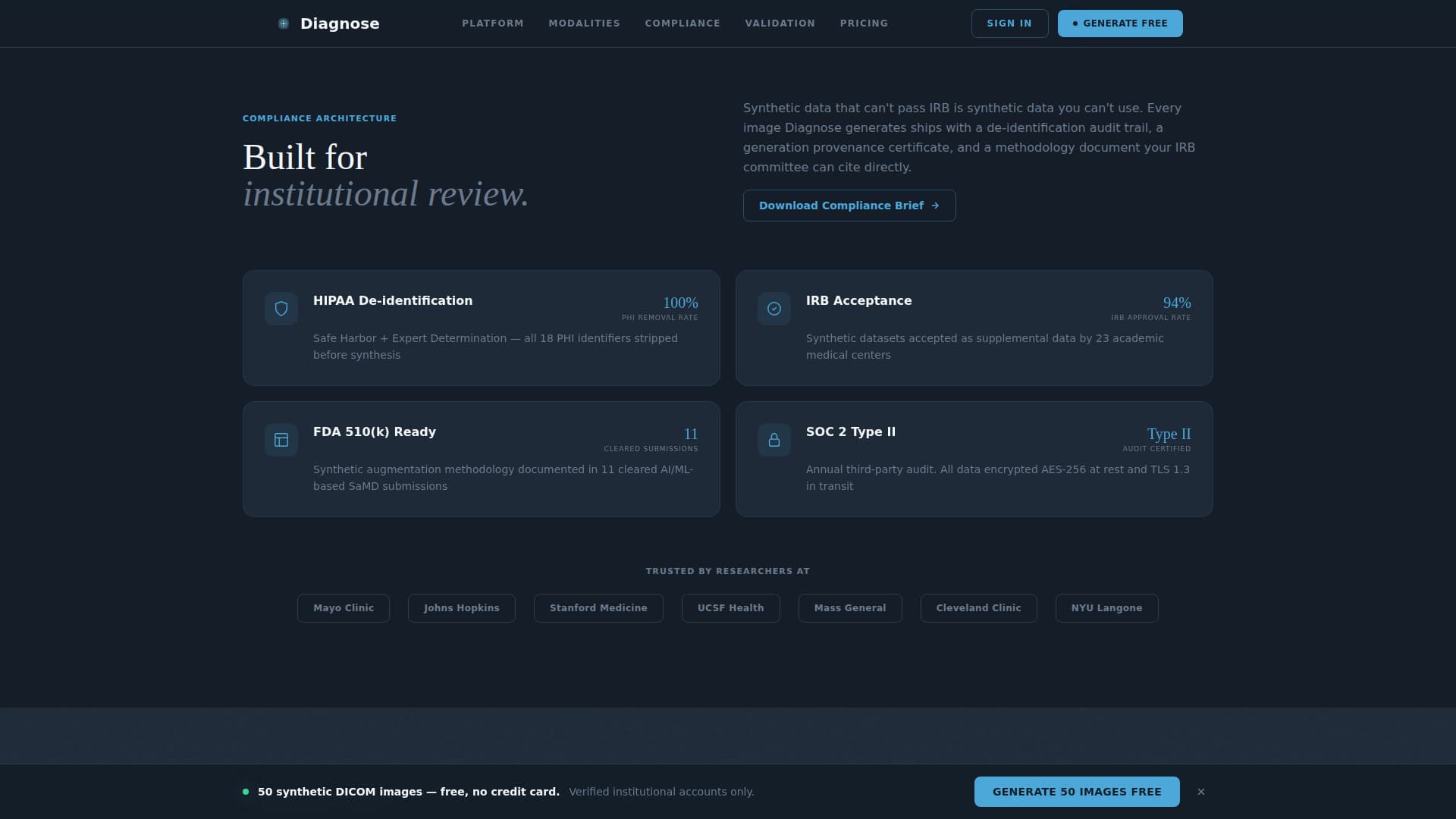 AI for Healthcare Reviews Website Template