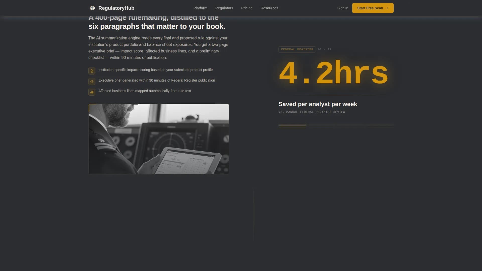 Govern — Expert Compliance Evolution Landing Page Template