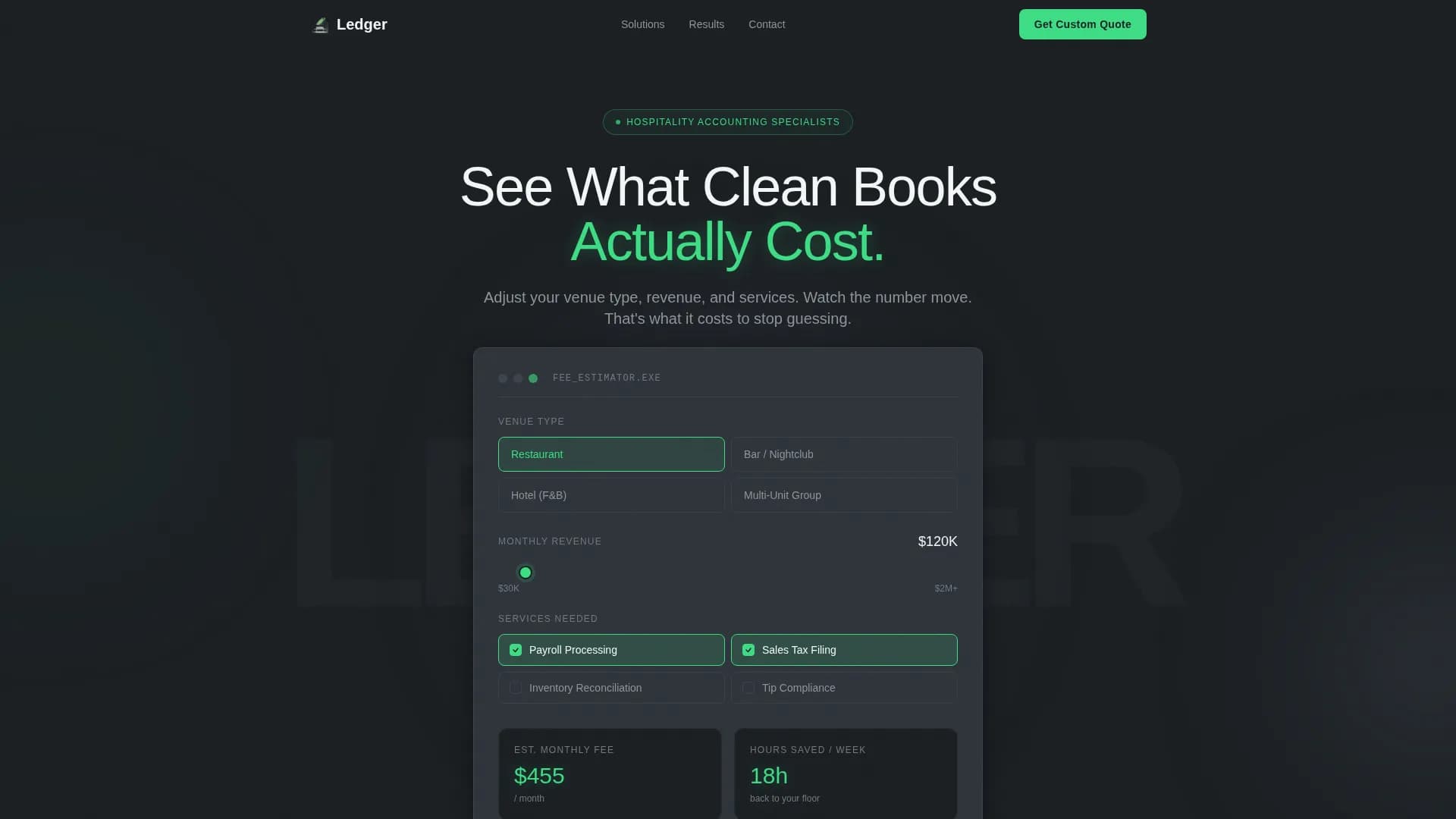 Harmony — Organized Restaurant Books Landing Page Template
