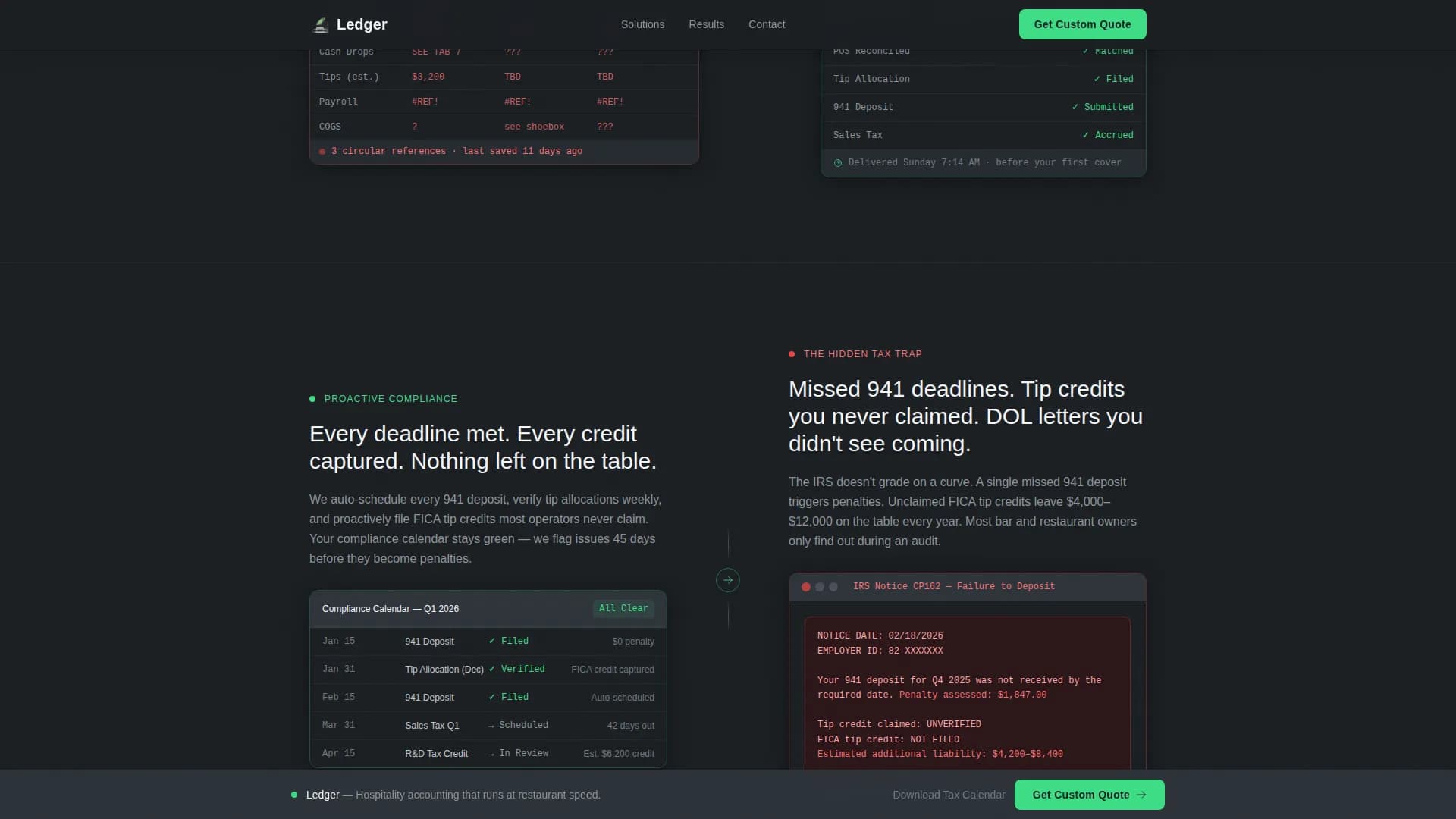 Harmony — Organized Restaurant Books Landing Page Template