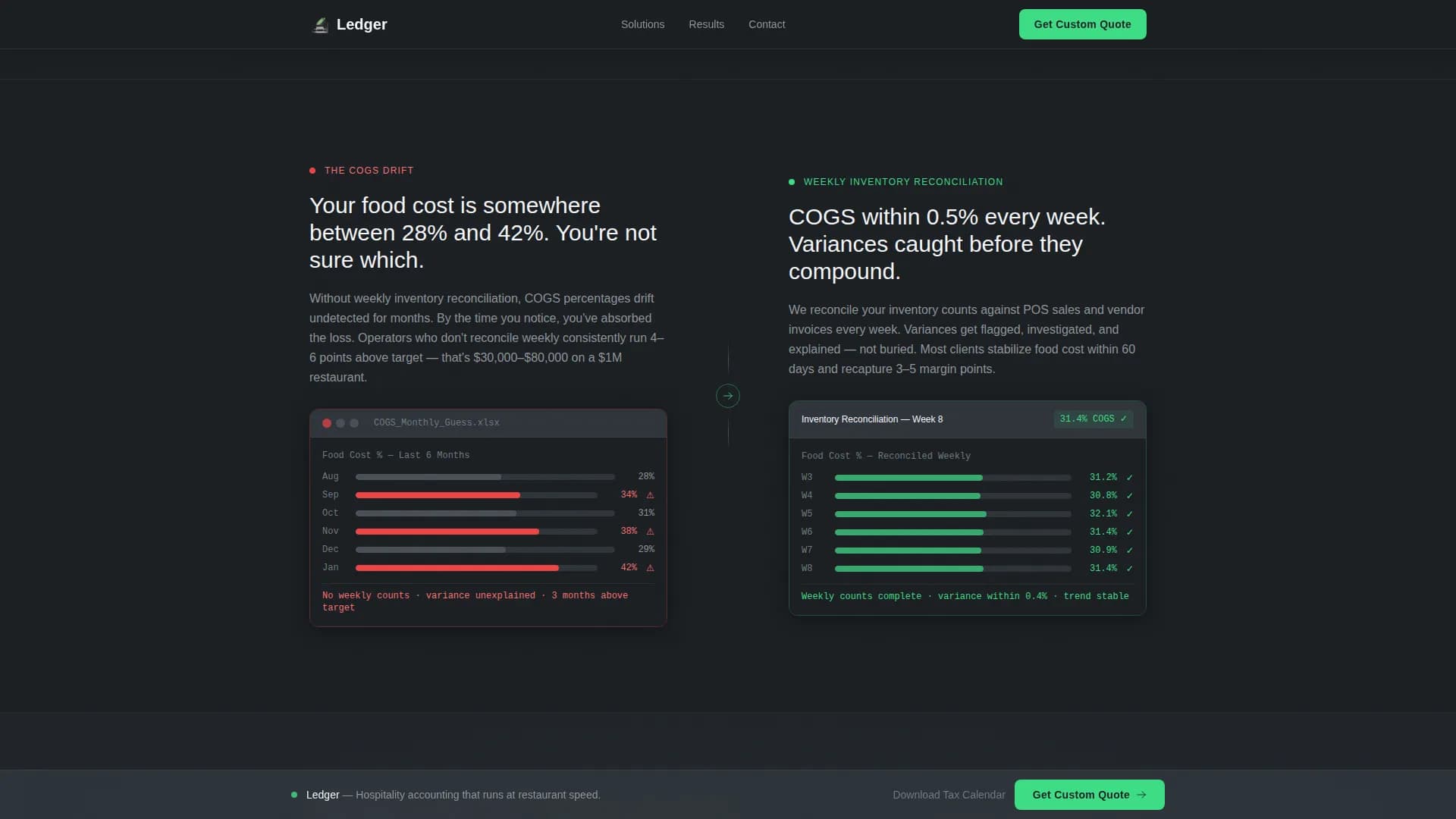 Harmony — Organized Restaurant Books Landing Page Template