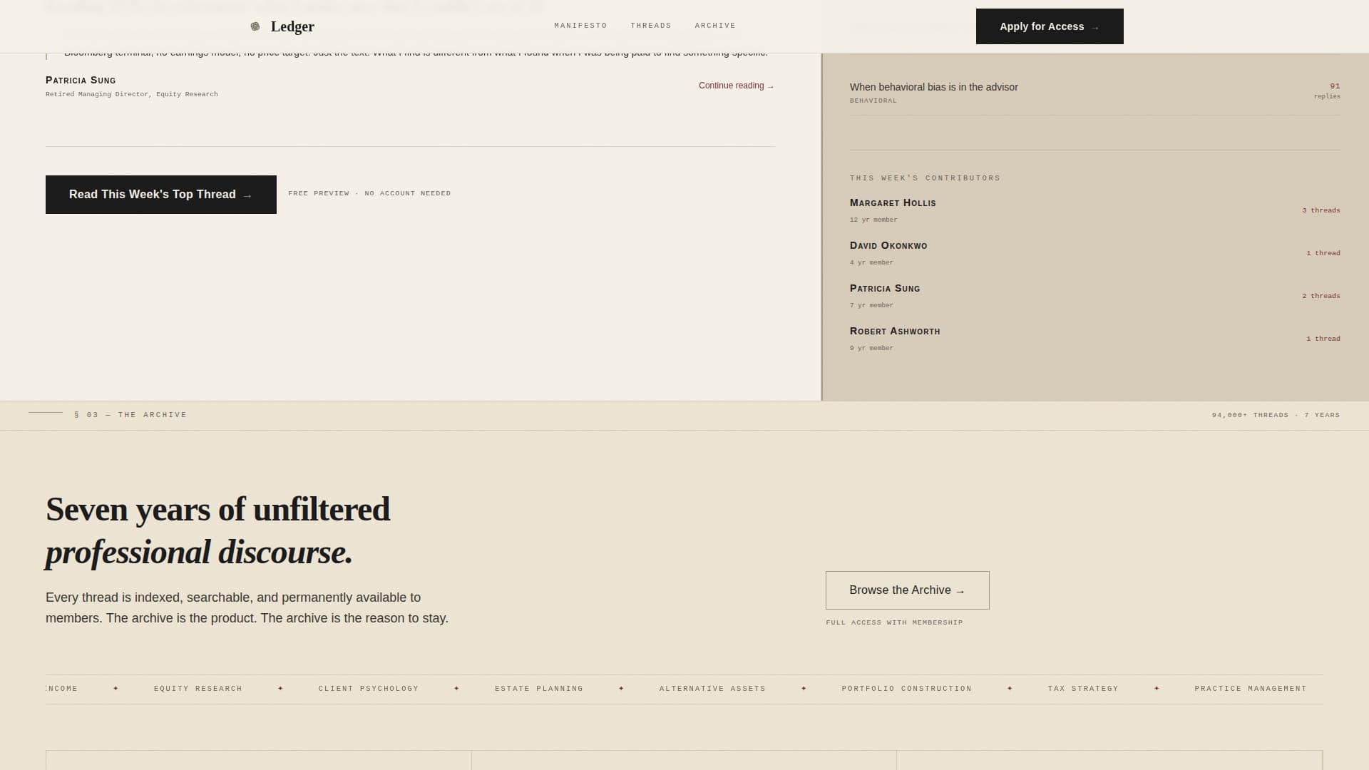 Financial Services Blog & Media Careers Website Template