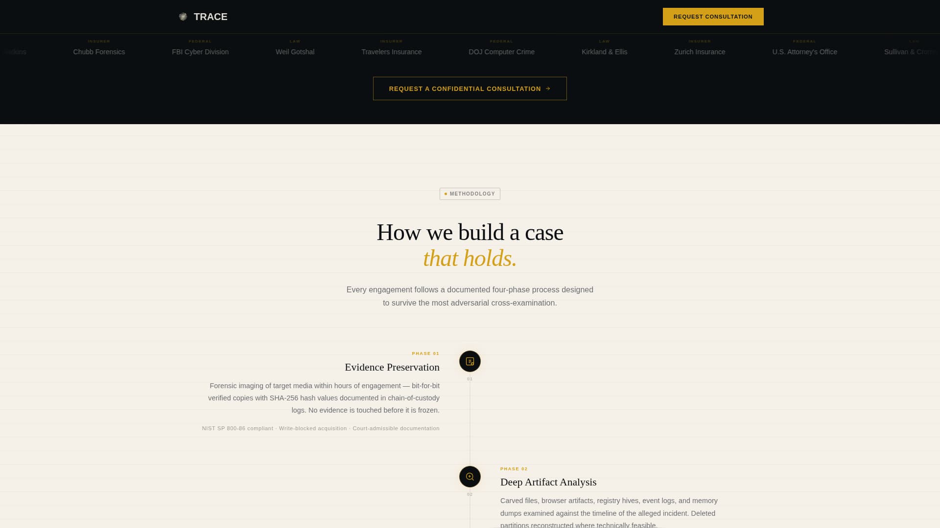 Private Investigation Professional Website Template