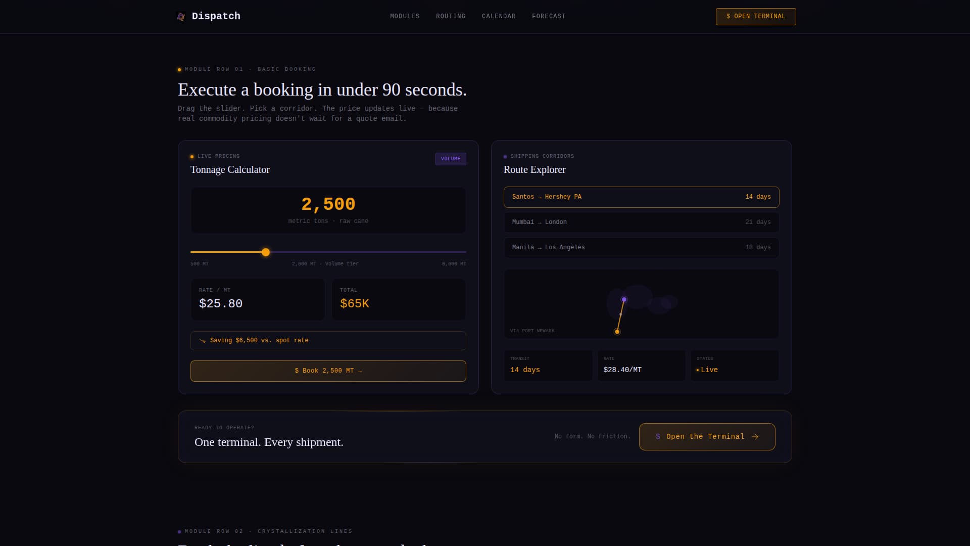 Sugar & Confectionery Vertical SaaS Booking Website Template