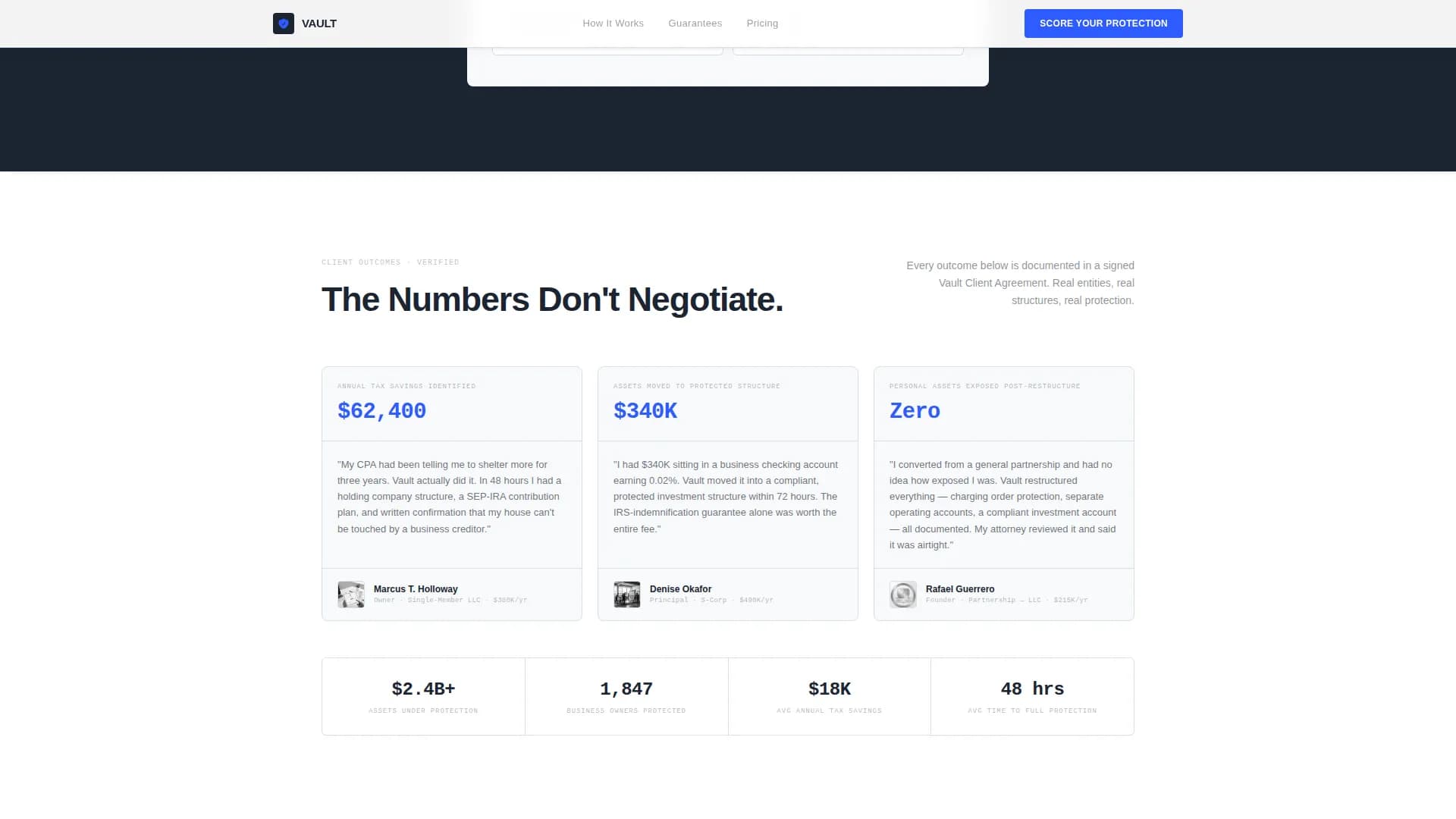 Wealth — Investment Account Business Landing Page Template