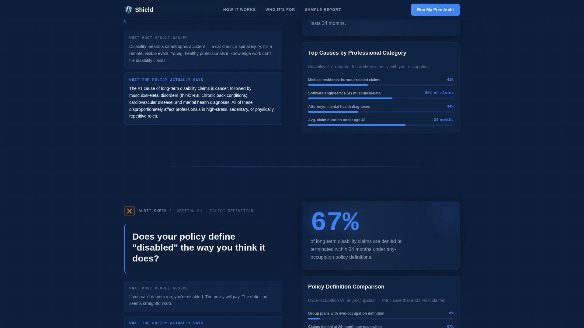 Young Professional Insurance Professional Website Template