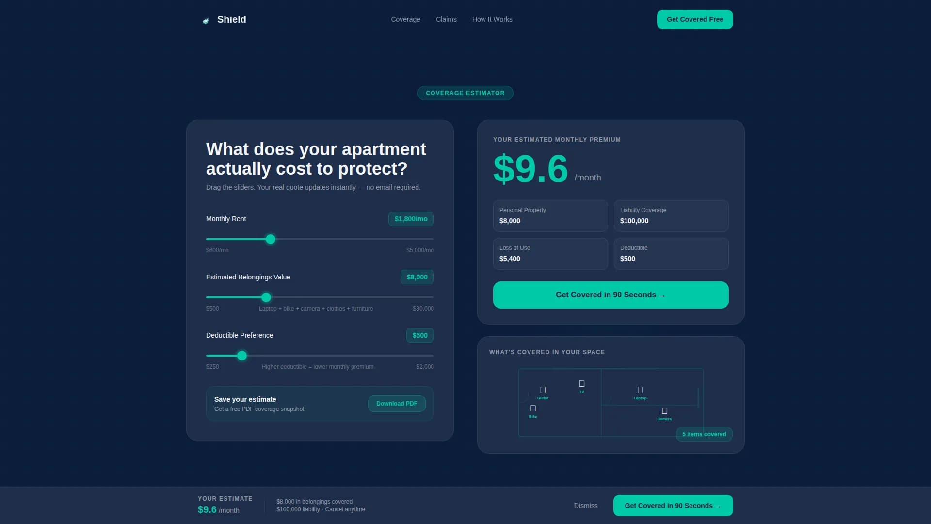 Young Professional Insurance Specialist Professional Website Template